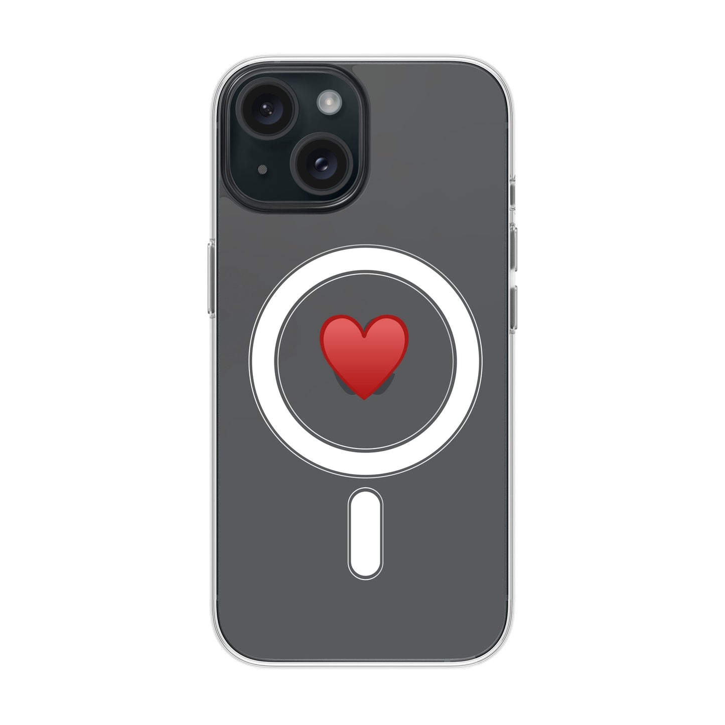 SPREAD HEART-iPhone 15 Solid Kılıf MagSafe Özellikli