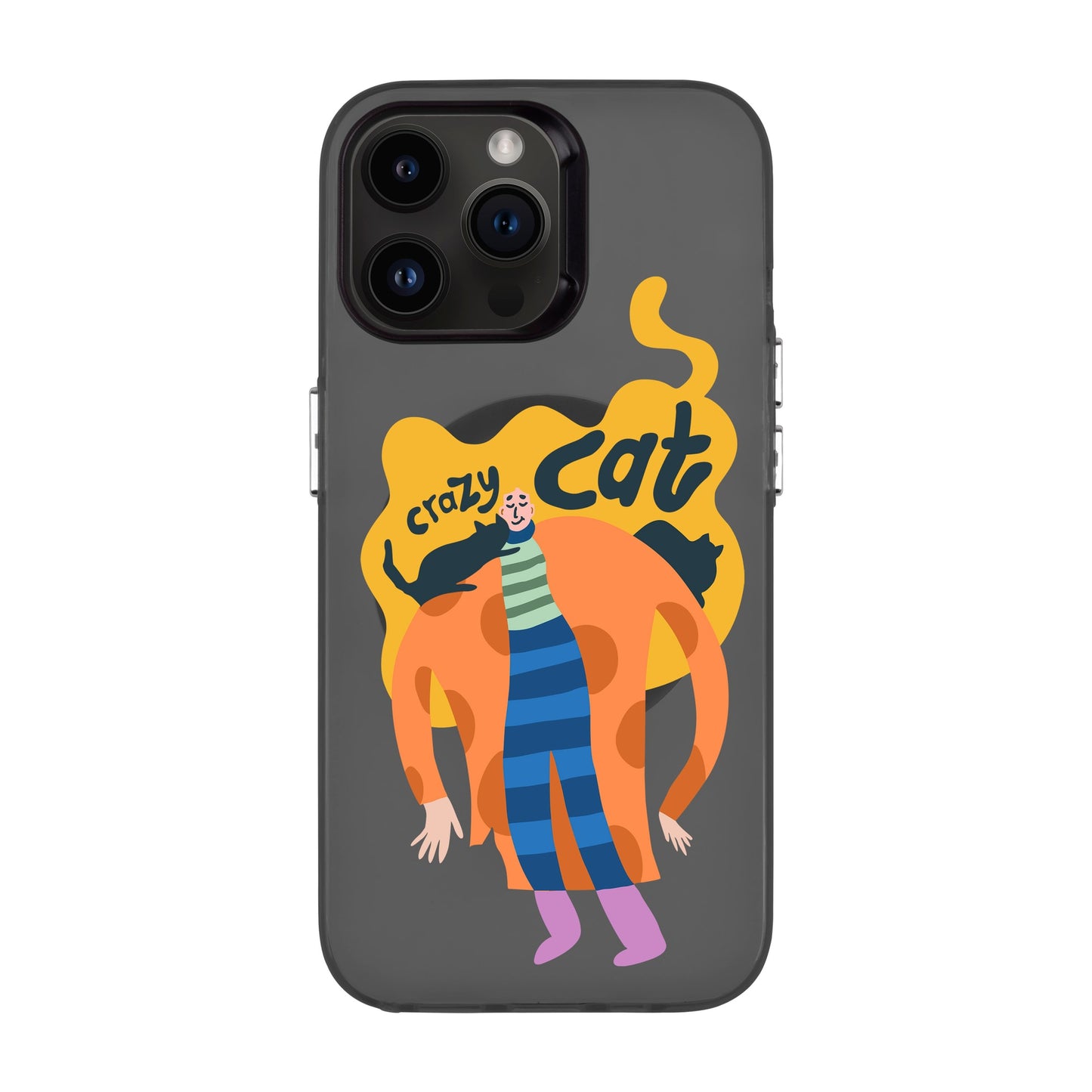 CRAZY CAT-iPhone 14 Pro Max Hold Kılıf MagSafe Özellikli
