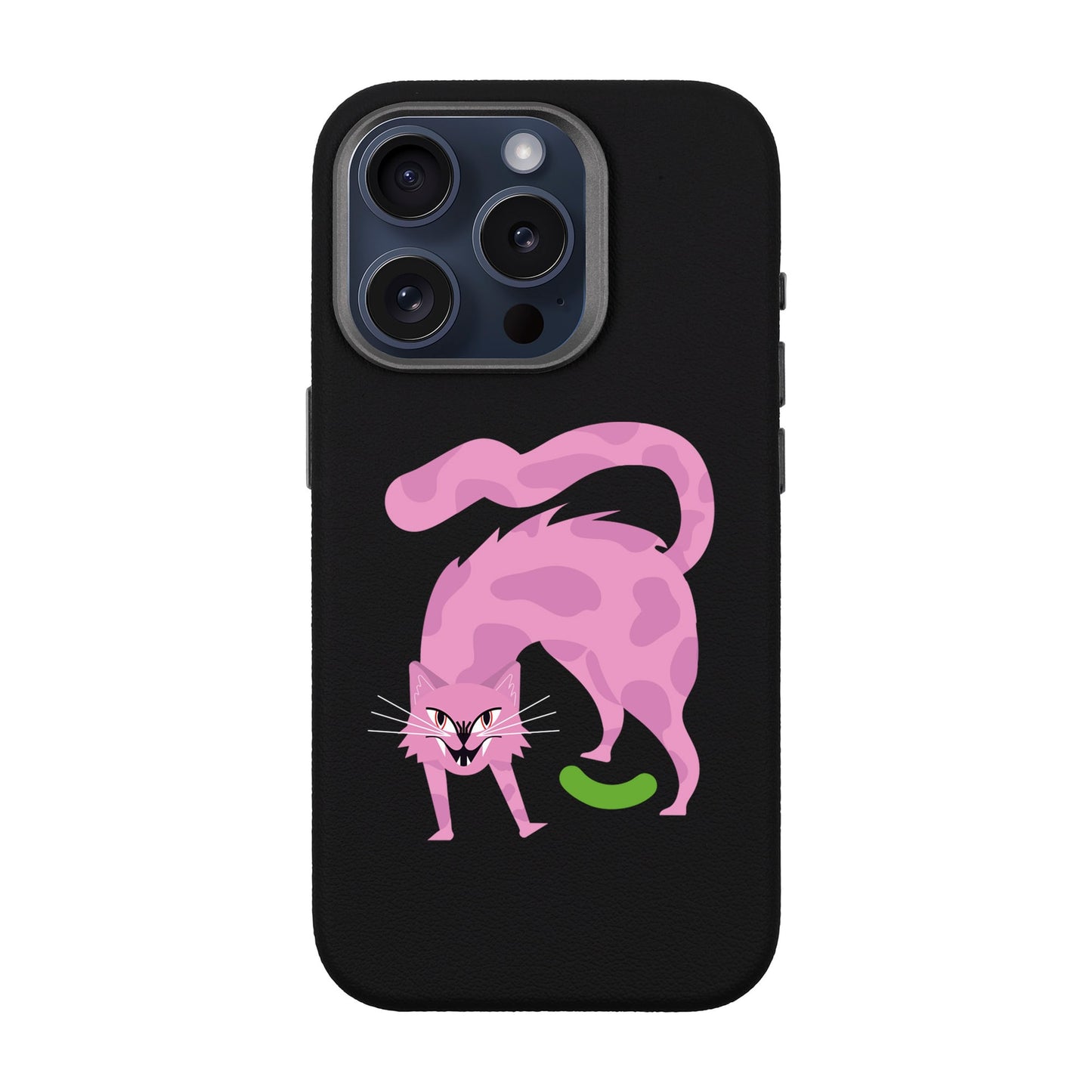 GRUMBLEPAWS-iPhone 15 Pro Leather Premium Kılıf MagSafe Özellikli