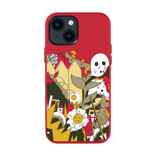 EVERYTHING IS BURNING-iPhone 14 Leather Kılıf