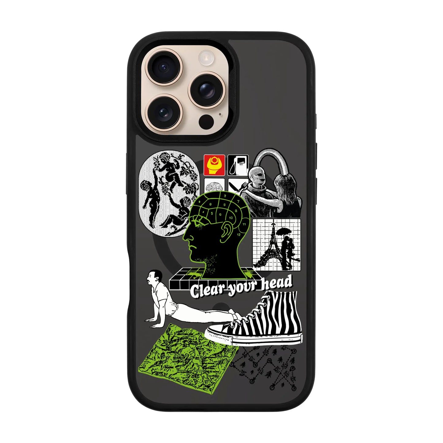 CLEAR YOUR HEAD-iPhone 16 Pro Max Rise Kılıf MagSafe Özellikli