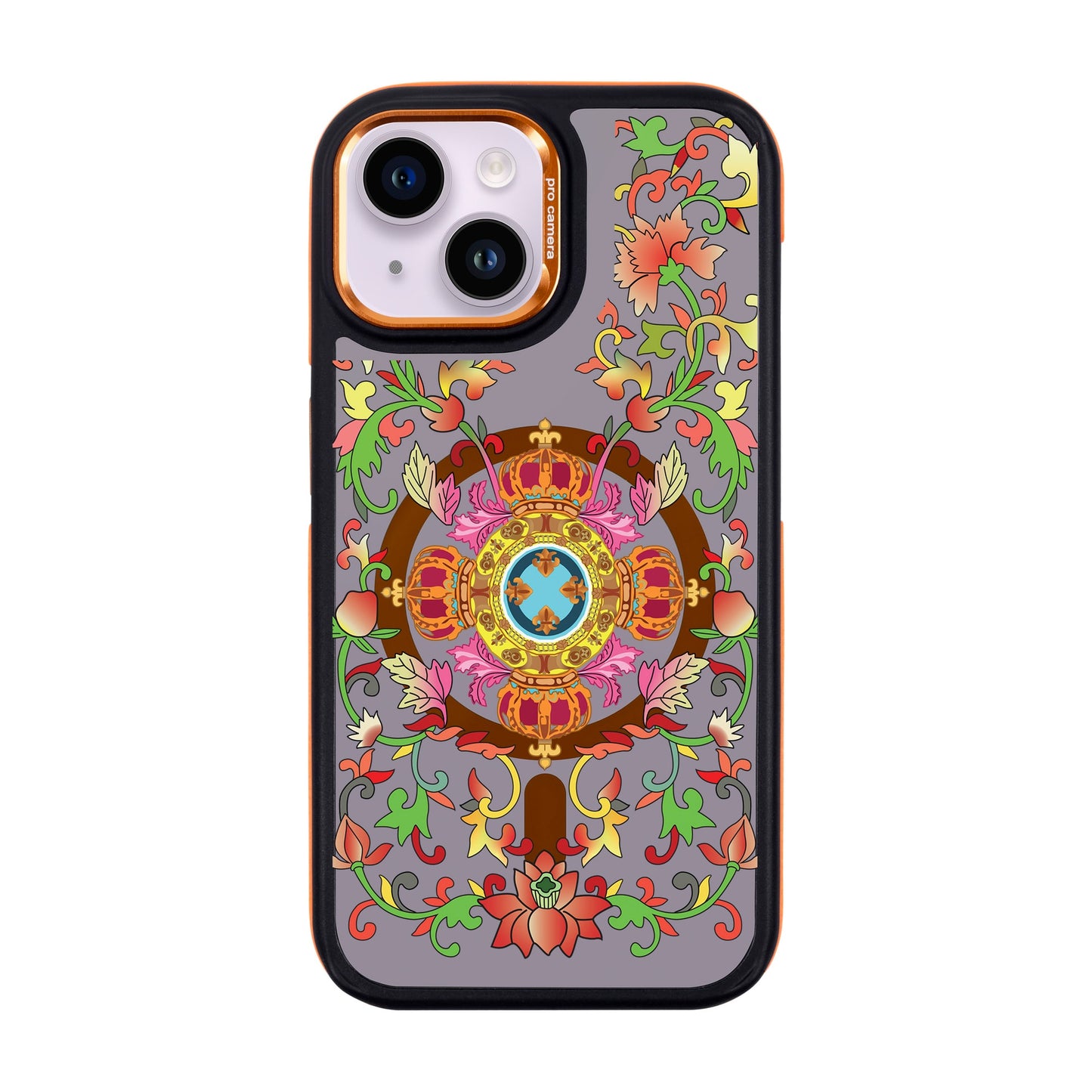 SPIRAL-iPhone 14 Dark Kılıf MagSafe Özellikli