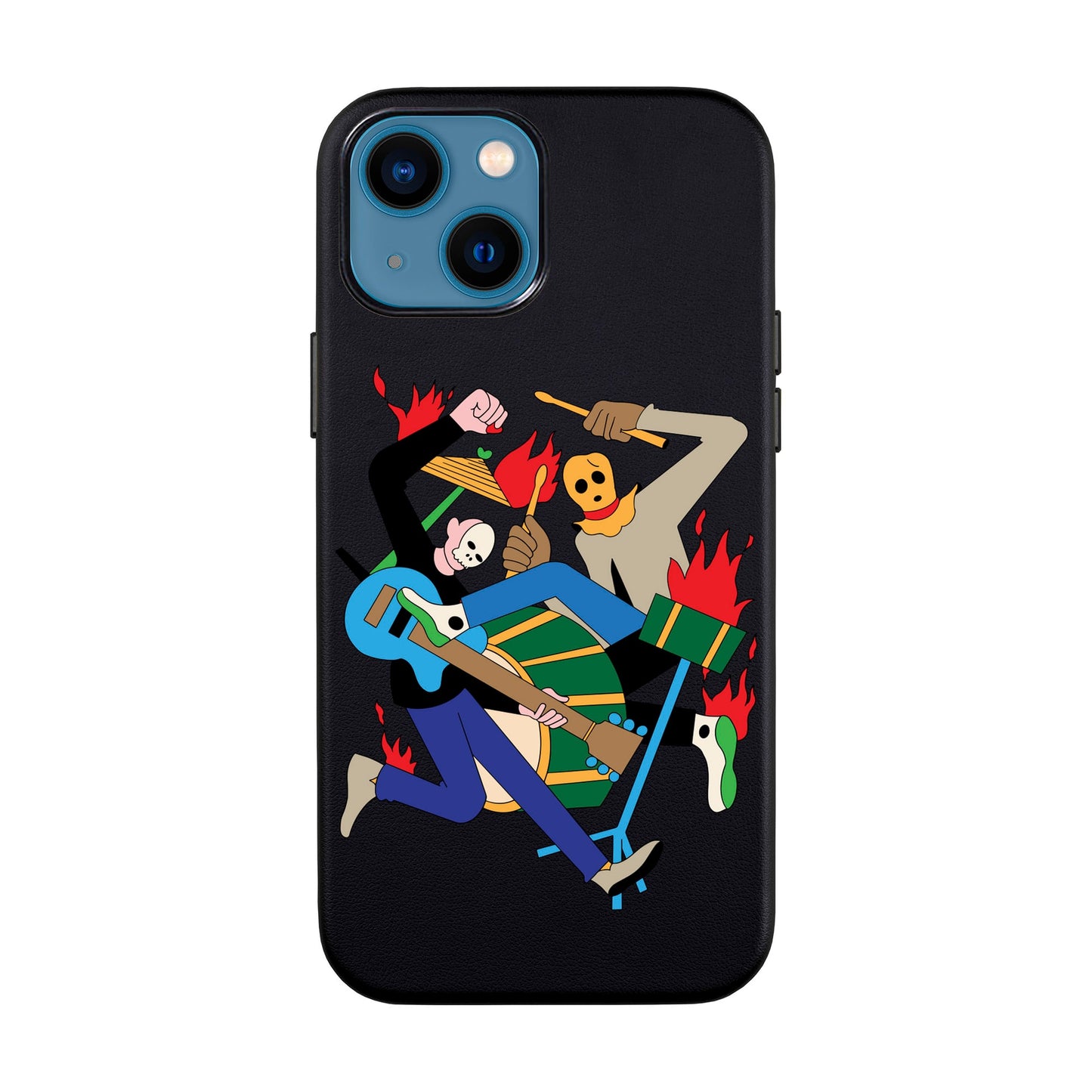 MONSTER MASH-iPhone 14 Leather Kılıf