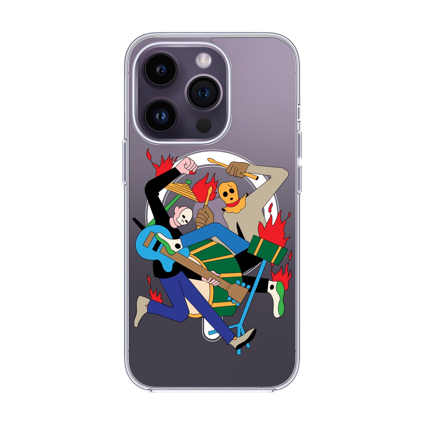 MONSTER MASH-iPhone 14 Pro Solid Kılıf MagSafe Özellikli