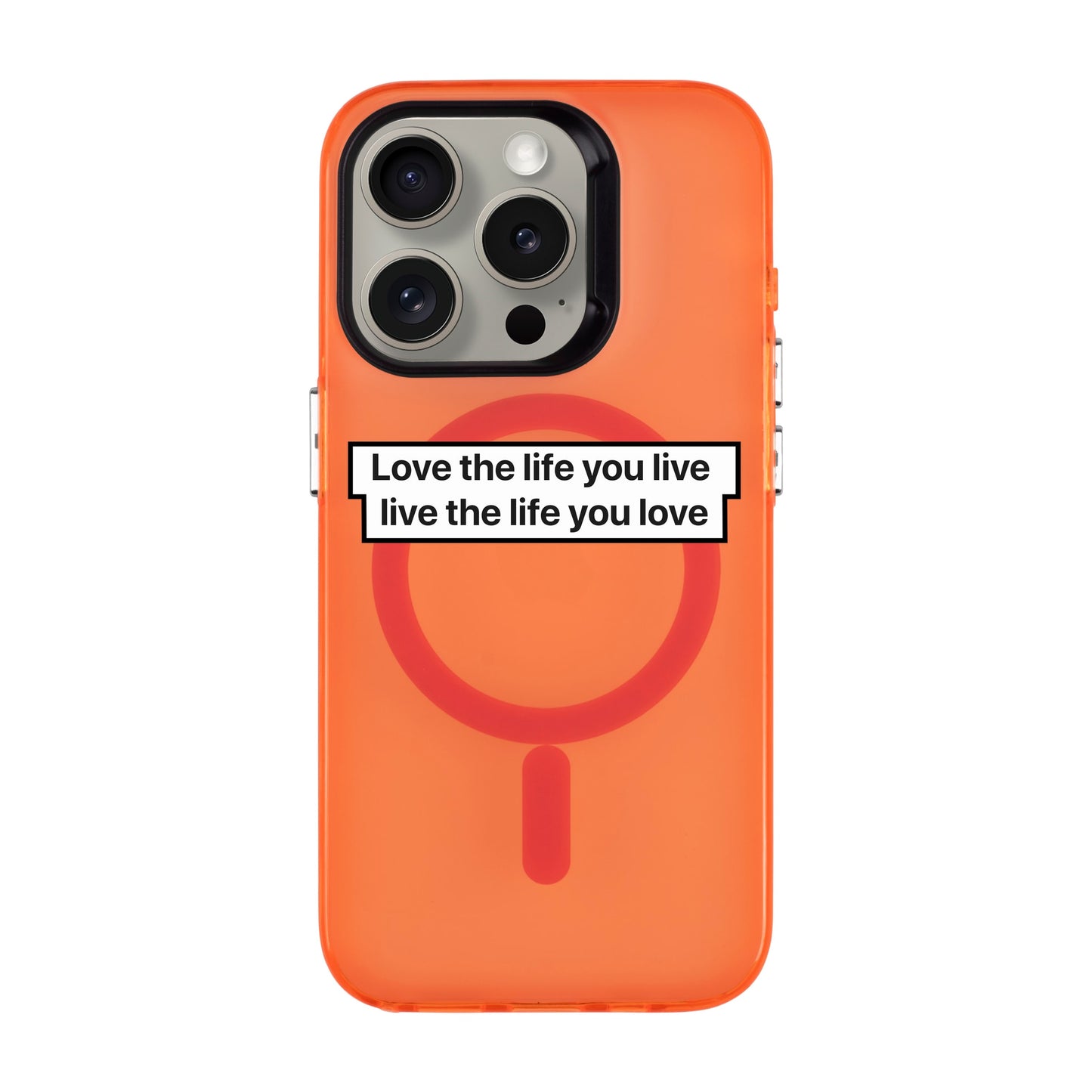 LOVE THE LIFE-iPhone 15 Pro Hold Kılıf MagSafe Özellikli