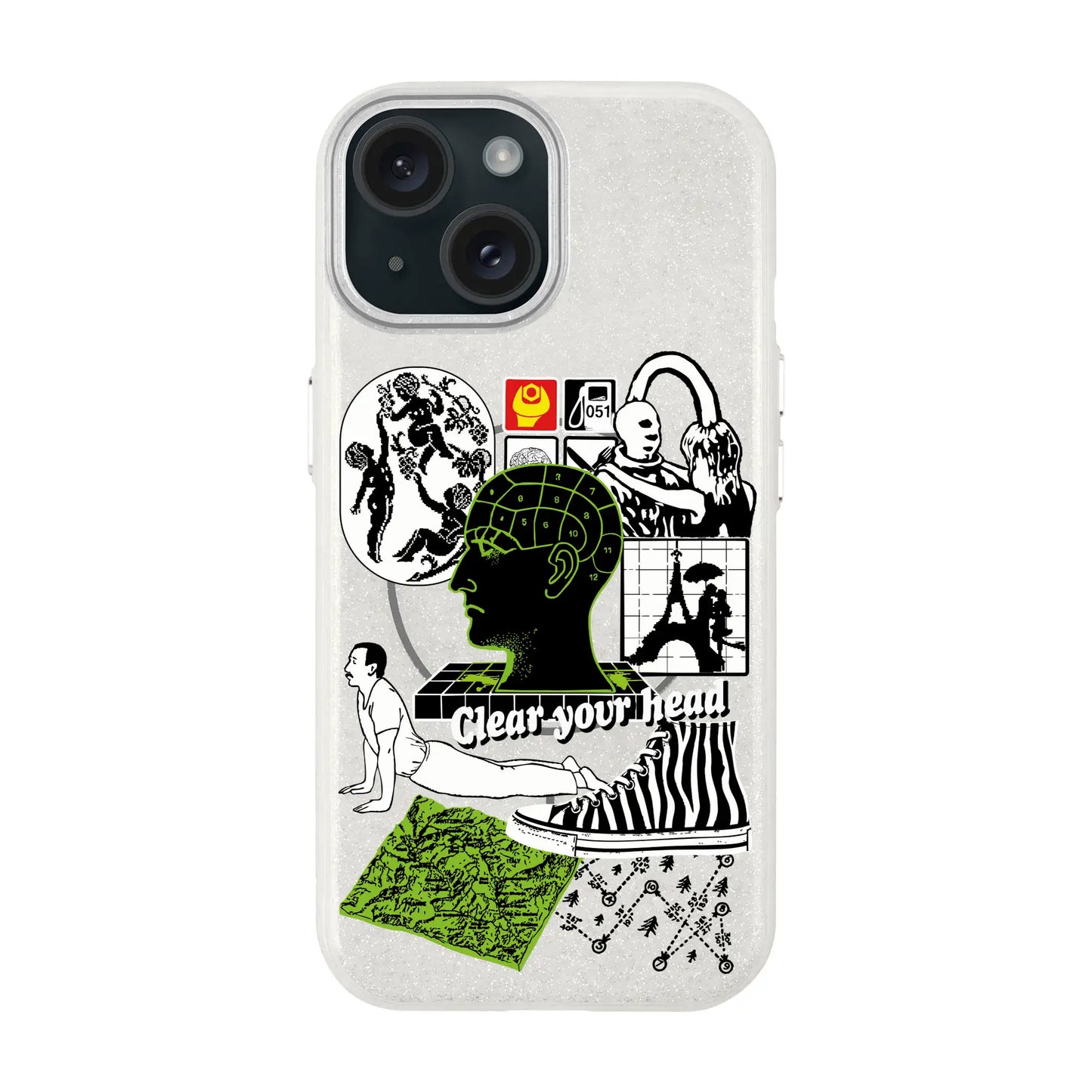 CLEAR YOUR HEAD-iPhone 15 Radiant Kılıf MagSafe Özellikli