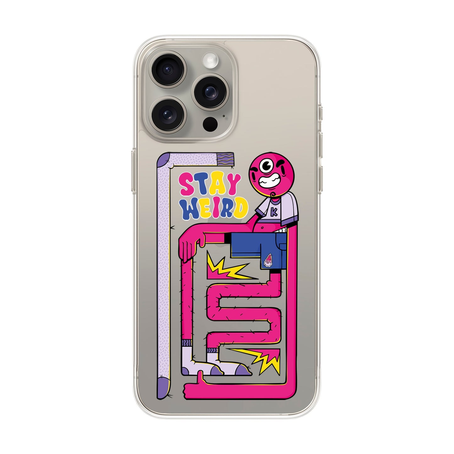 OG TOOTHY-iPhone 15 Pro Max Solid Kılıf