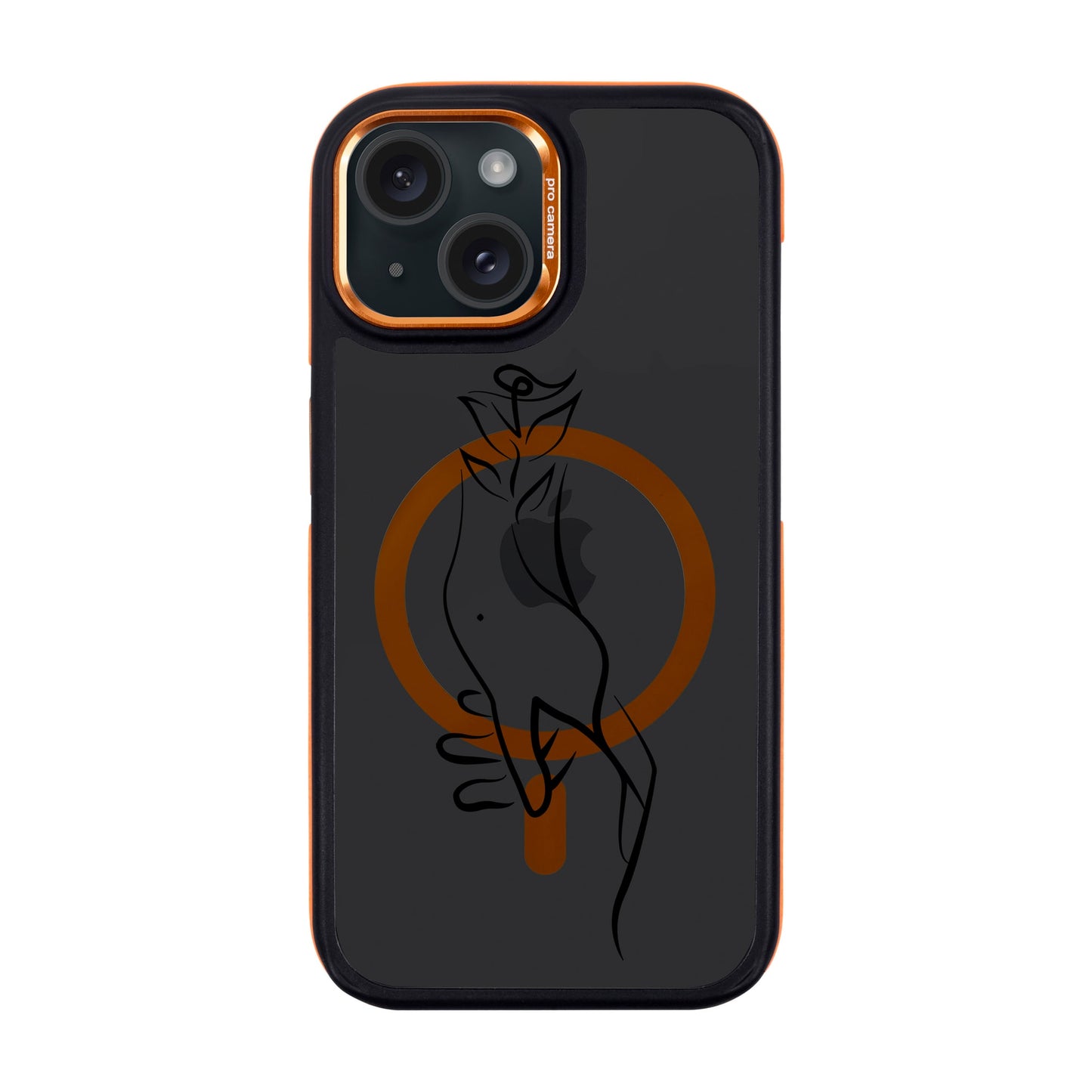 TOUCH-iPhone 15 Dark Kılıf MagSafe Özellikli