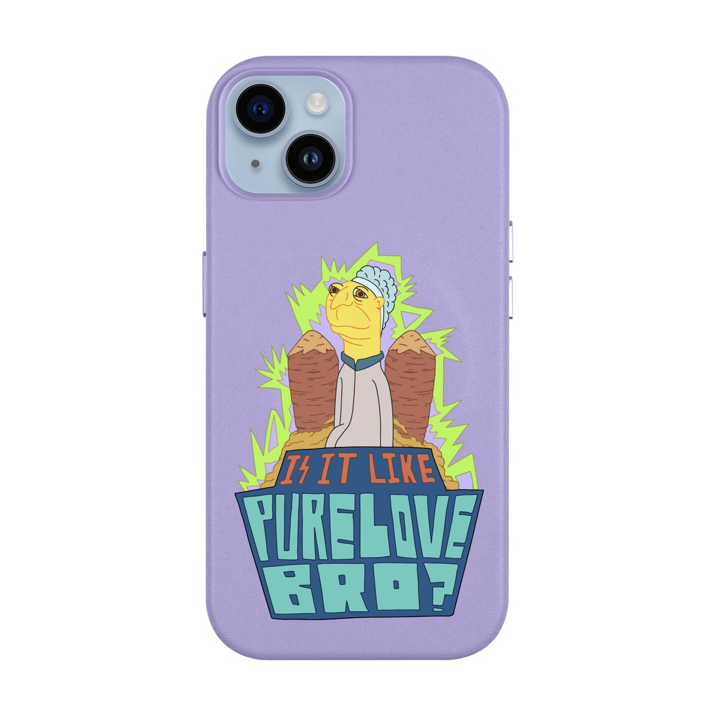PURE LOVE-iPhone 14 Plus Leather Kılıf MagSafe Özellikli