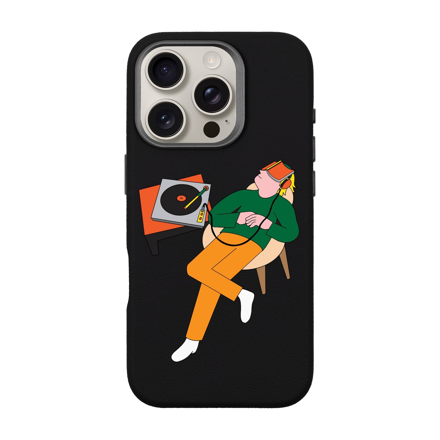 LAZY SUNDAY AFTERNOON-iPhone 16 Leather Premium Kılıf MagSafe Özellikli