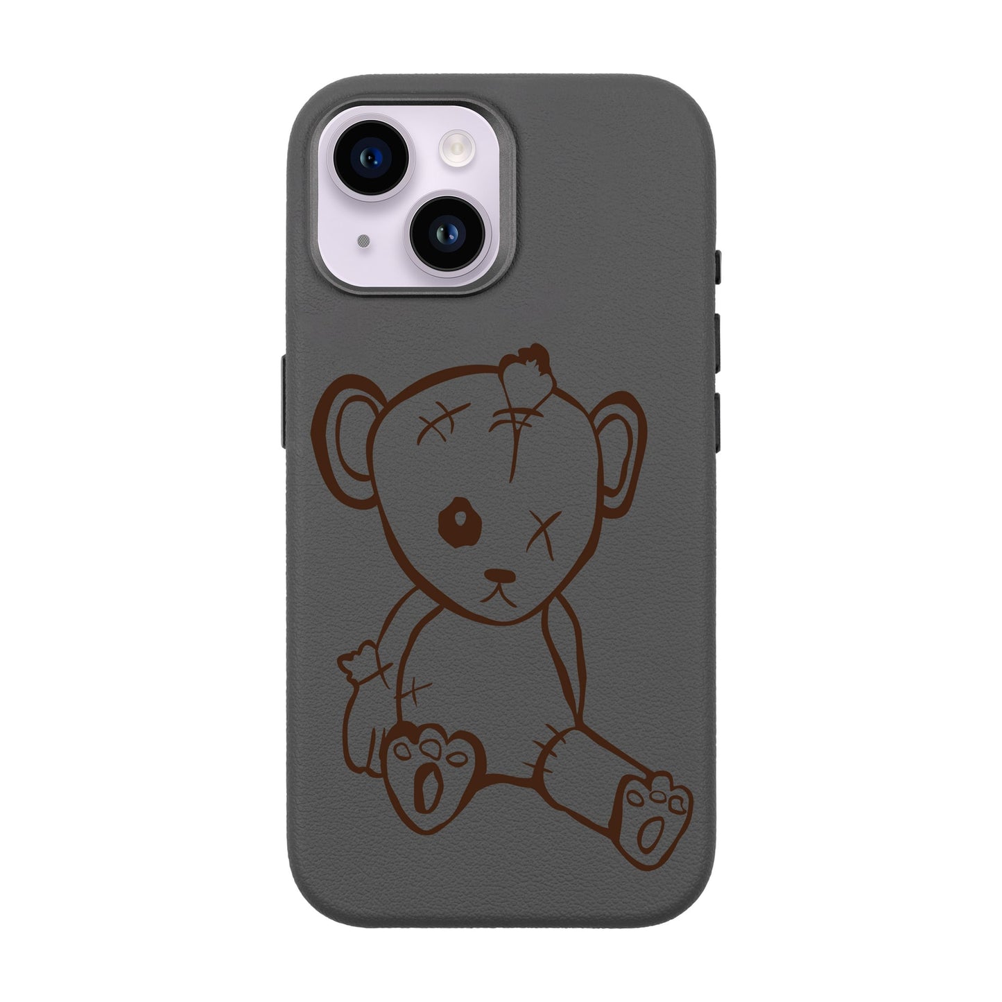 BABY BEAR-iPhone 14 Leather Premium Kılıf MagSafe Özellikli