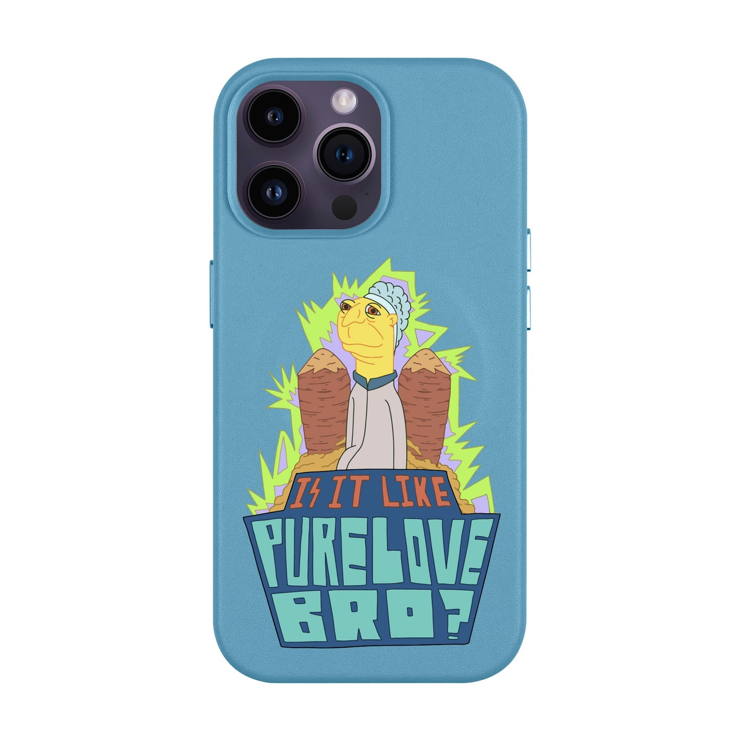 PURE LOVE-iPhone 14 Pro Max Leather Kılıf MagSafe Özellikli