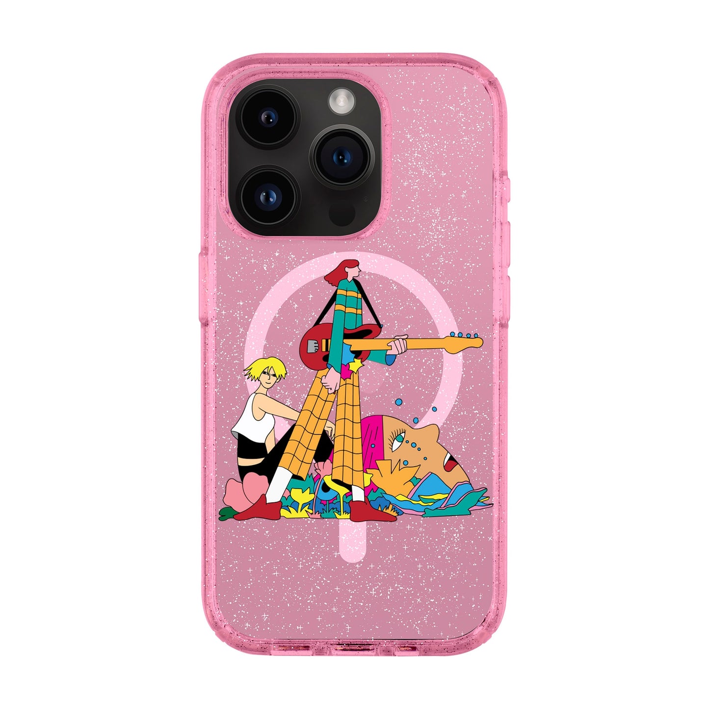 HER BAND-iPhone 14 Pro Shiny Kılıf MagSafe Özellikli