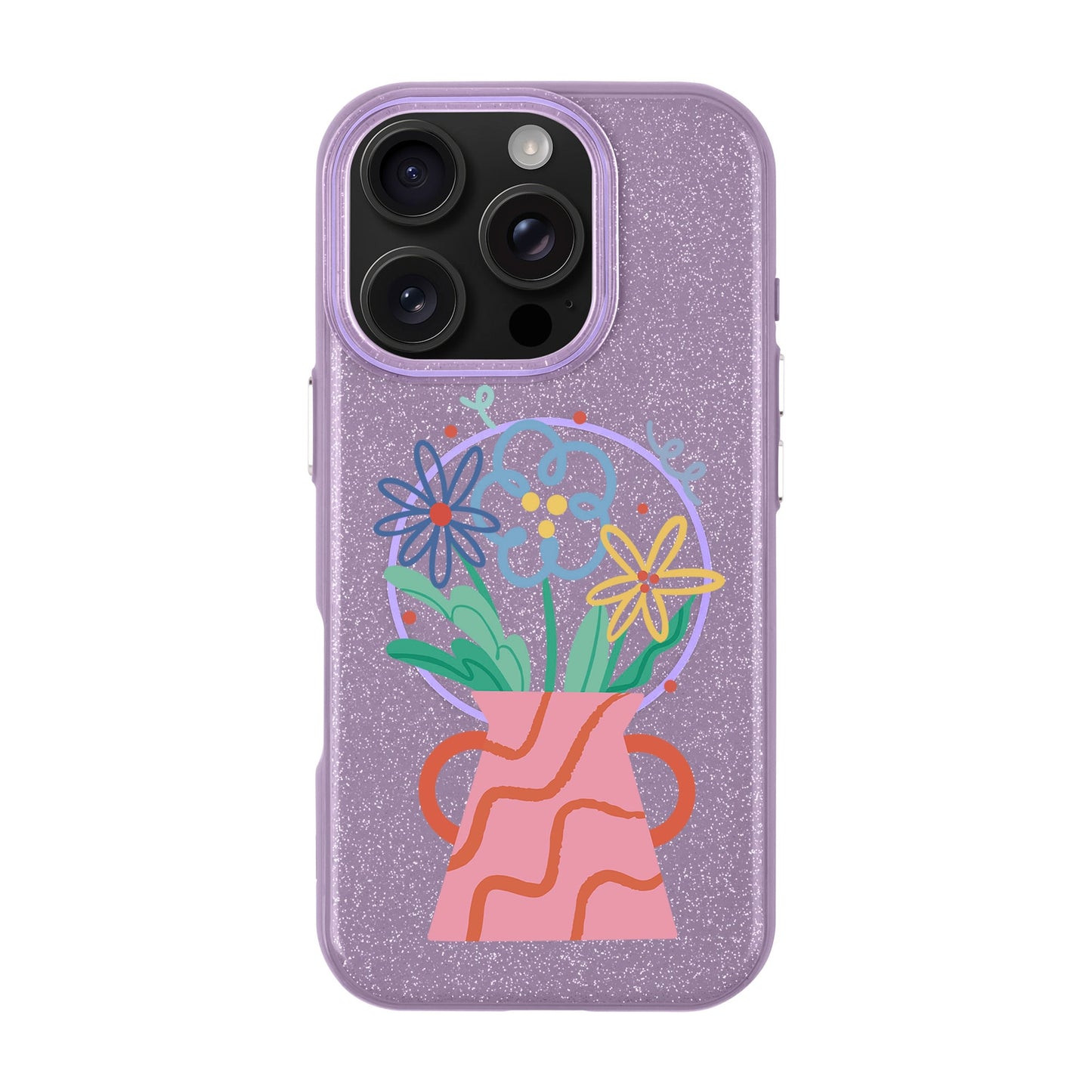 PINK VASE-iPhone 16 Pro Radiant Kılıf MagSafe Özellikli
