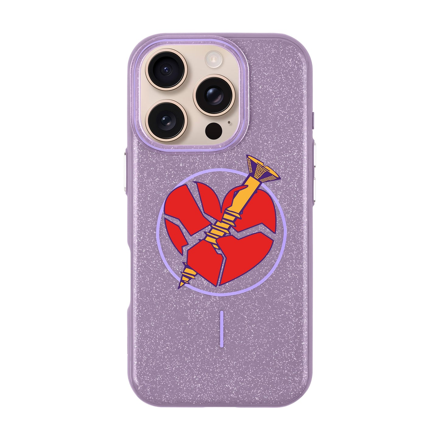 BROKEN HEART-iPhone 16 Pro Radiant Kılıf MagSafe Özellikli