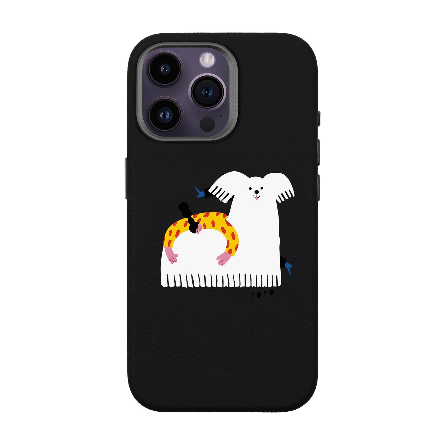 FANCY DOG-iPhone 14 Pro Max Leather Premium Kılıf MagSafe Özellikli