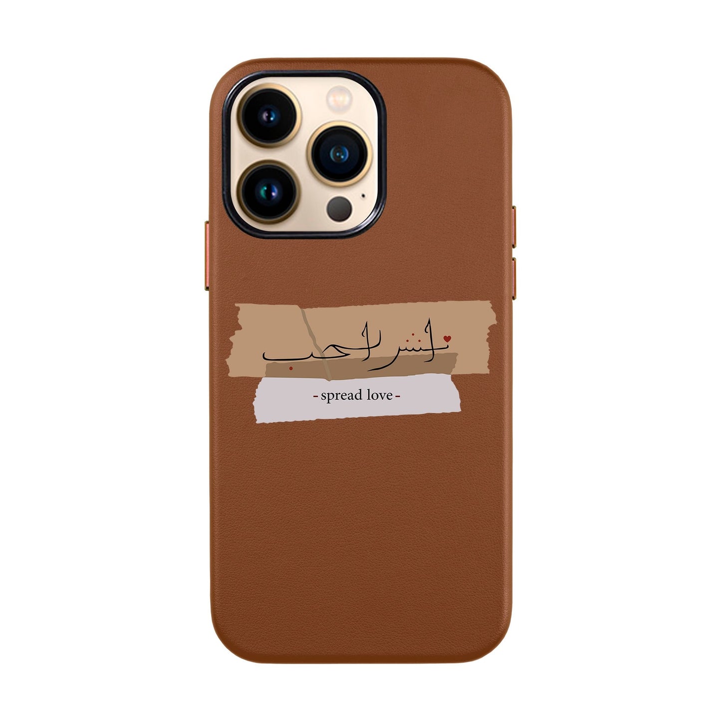 SPREAD LOVE-iPhone 13 Pro Max Leather Kılıf
