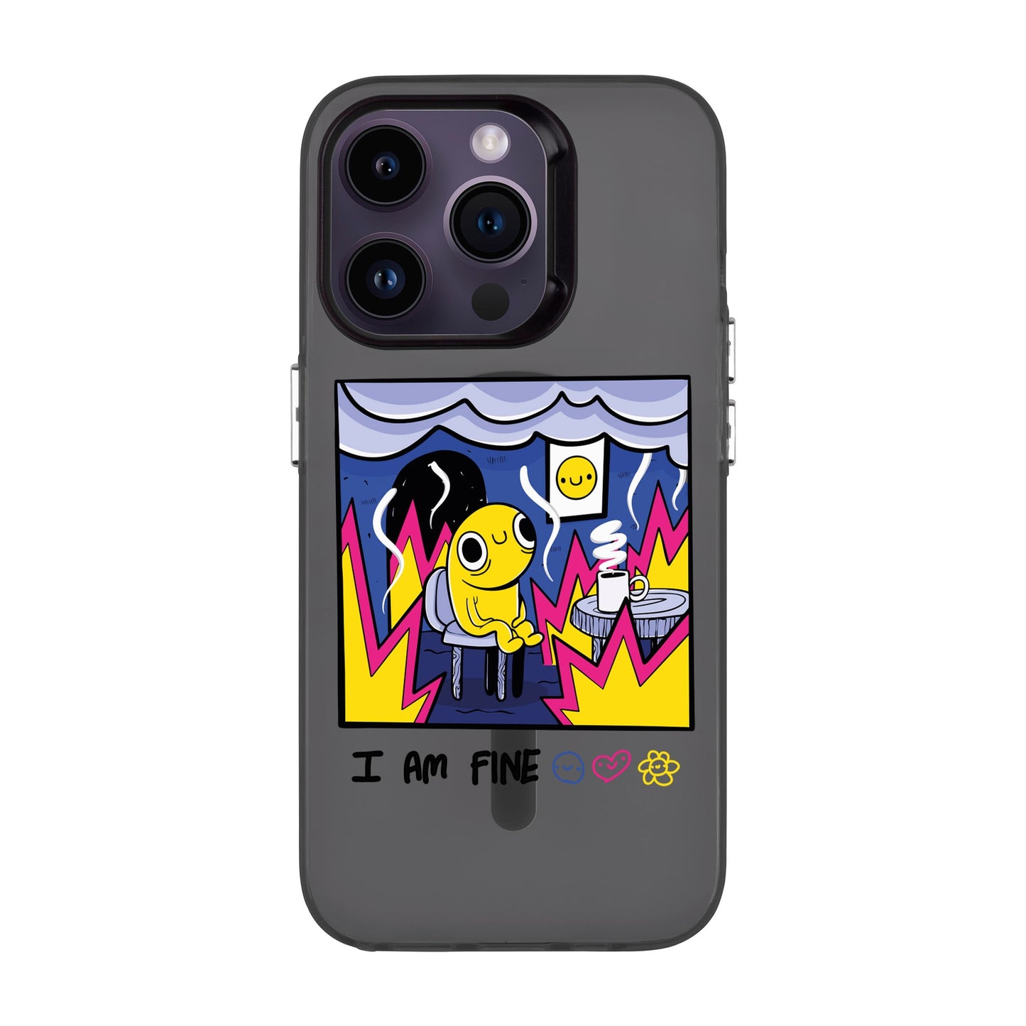 I AM FINE-iPhone 14 Pro Hold Kılıf MagSafe Özellikli