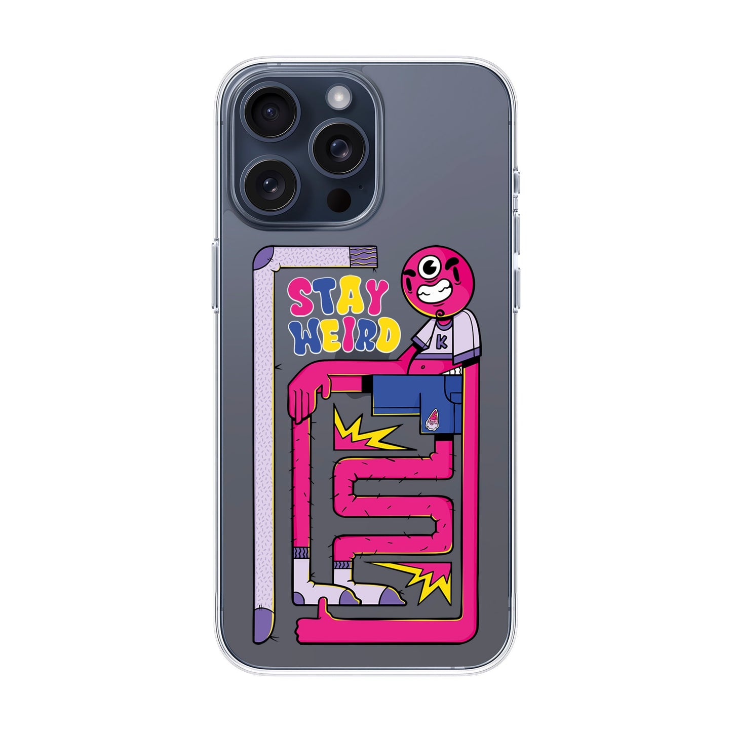 OG TOOTHY-iPhone 15 Pro Max Solid Kılıf
