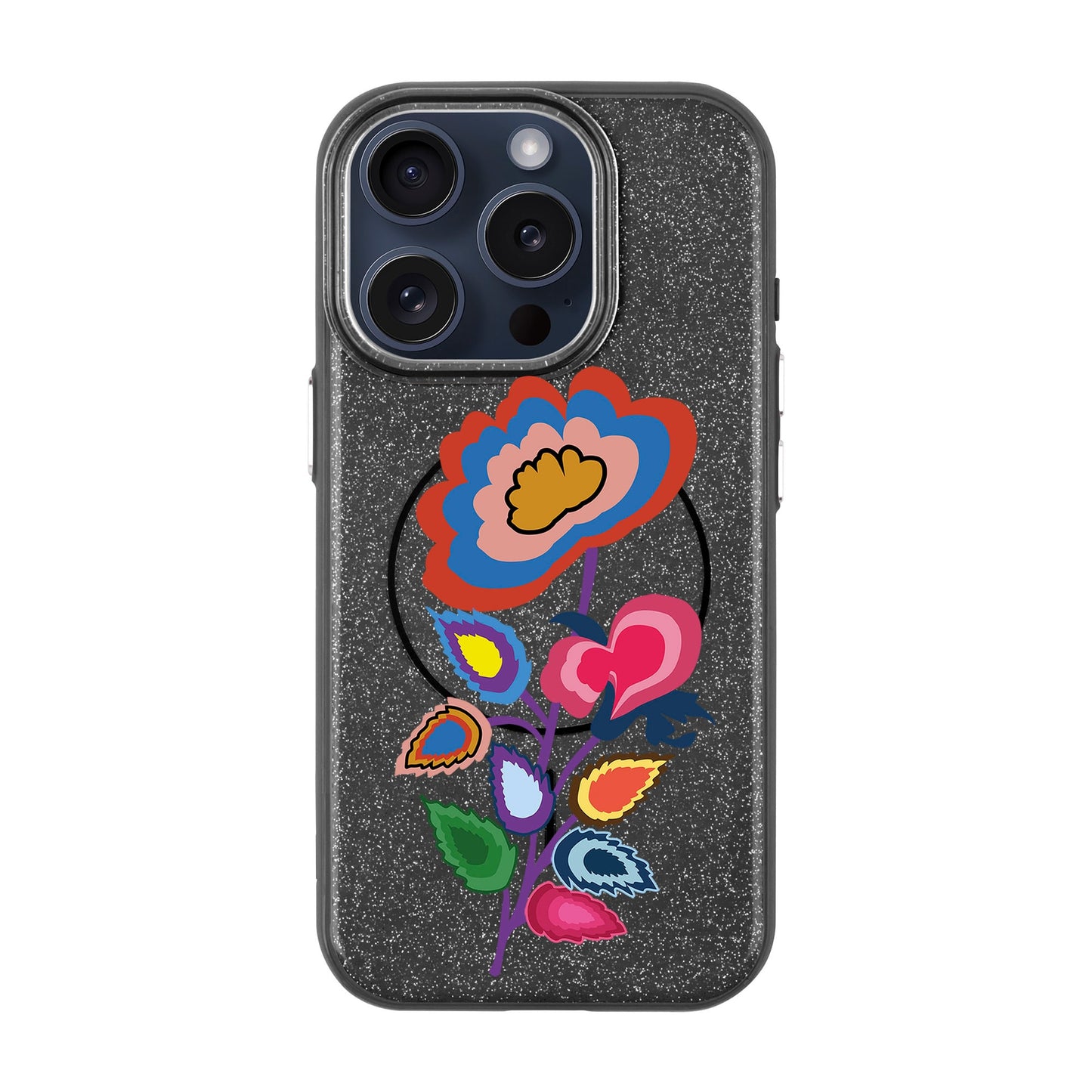 KNITTED FLOWER-iPhone 15 Pro Radiant Kılıf MagSafe Özellikli