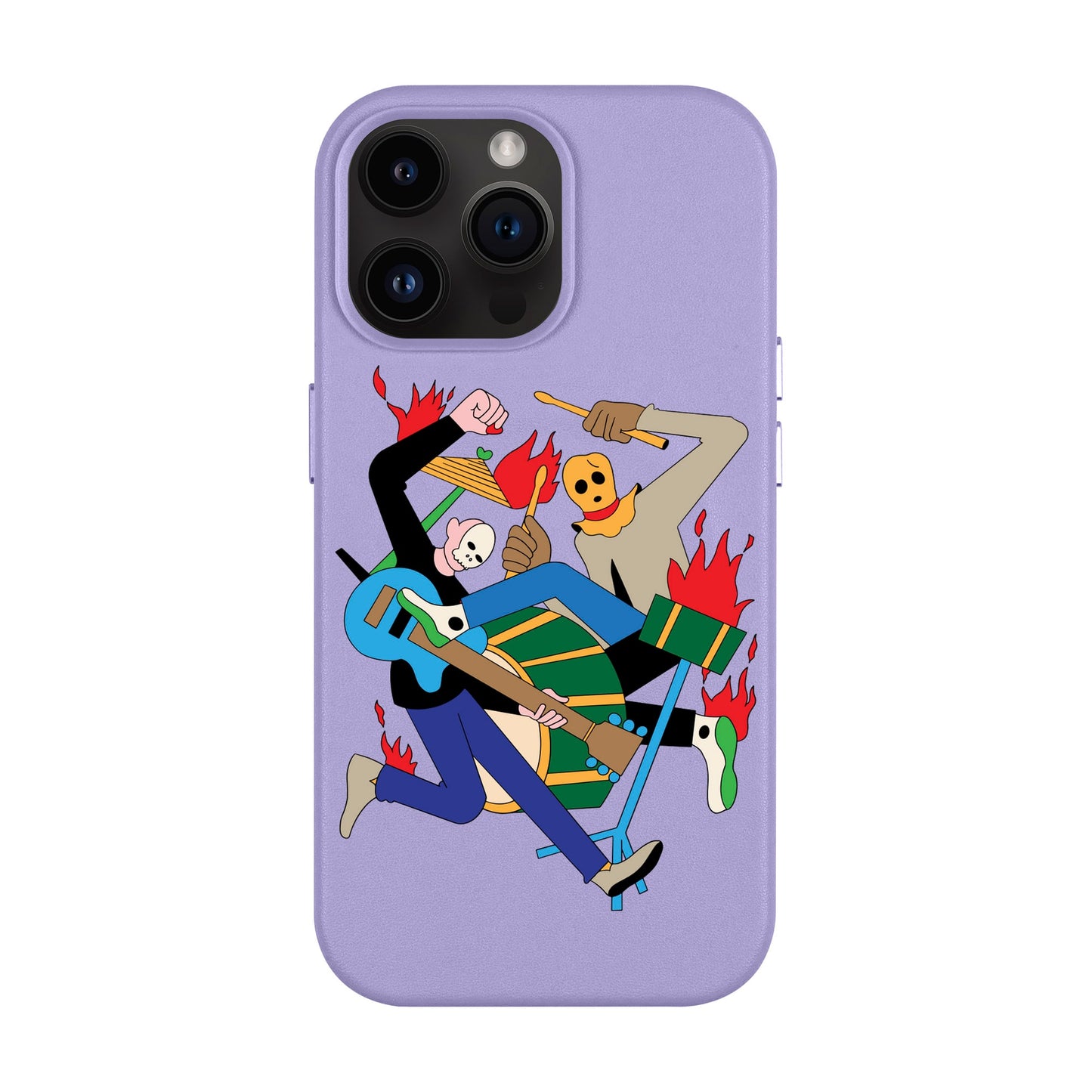 MONSTER MASH-iPhone 14 Pro Max Leather Kılıf MagSafe Özellikli