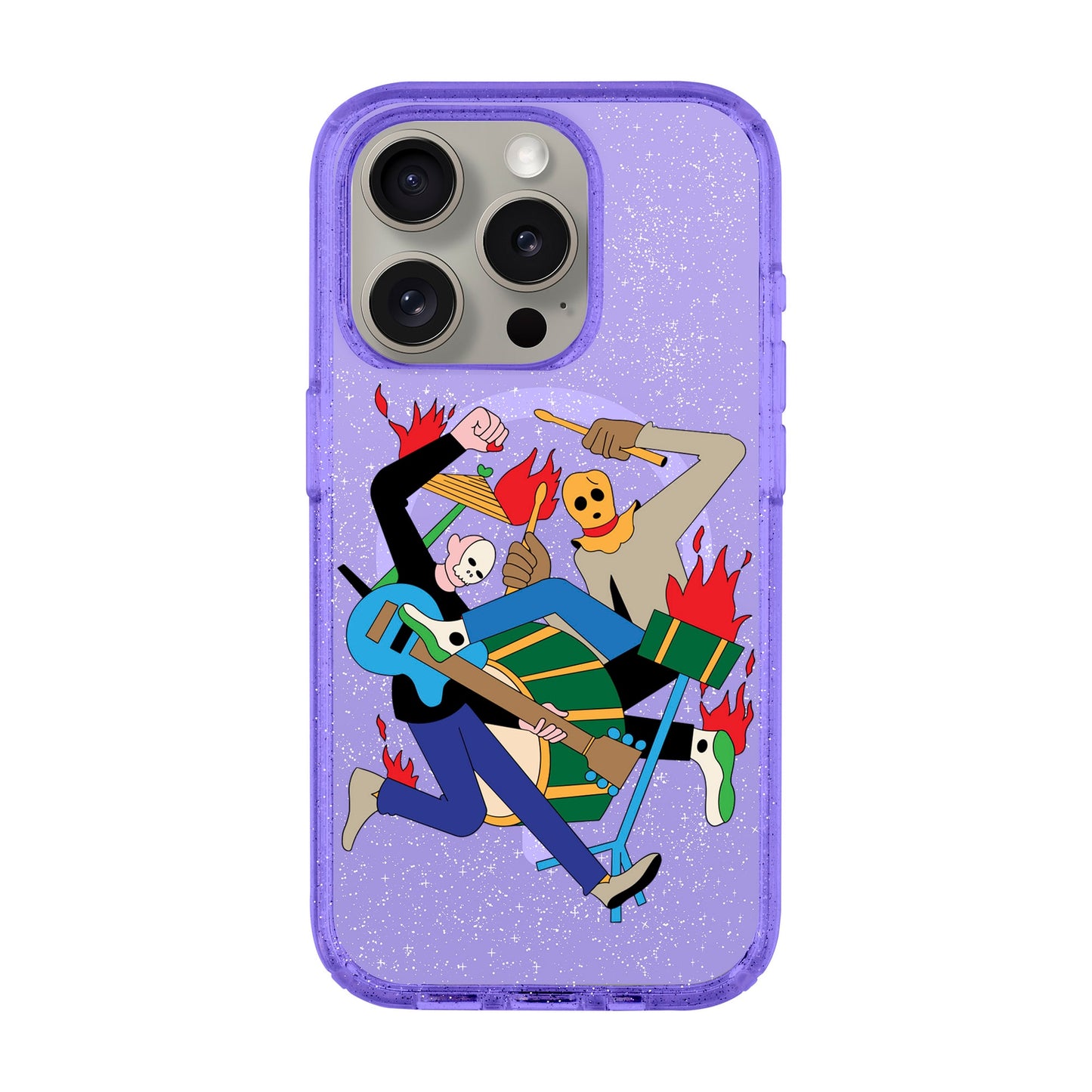 MONSTER MASH-iPhone 15 Pro Shiny Kılıf MagSafe Özellikli