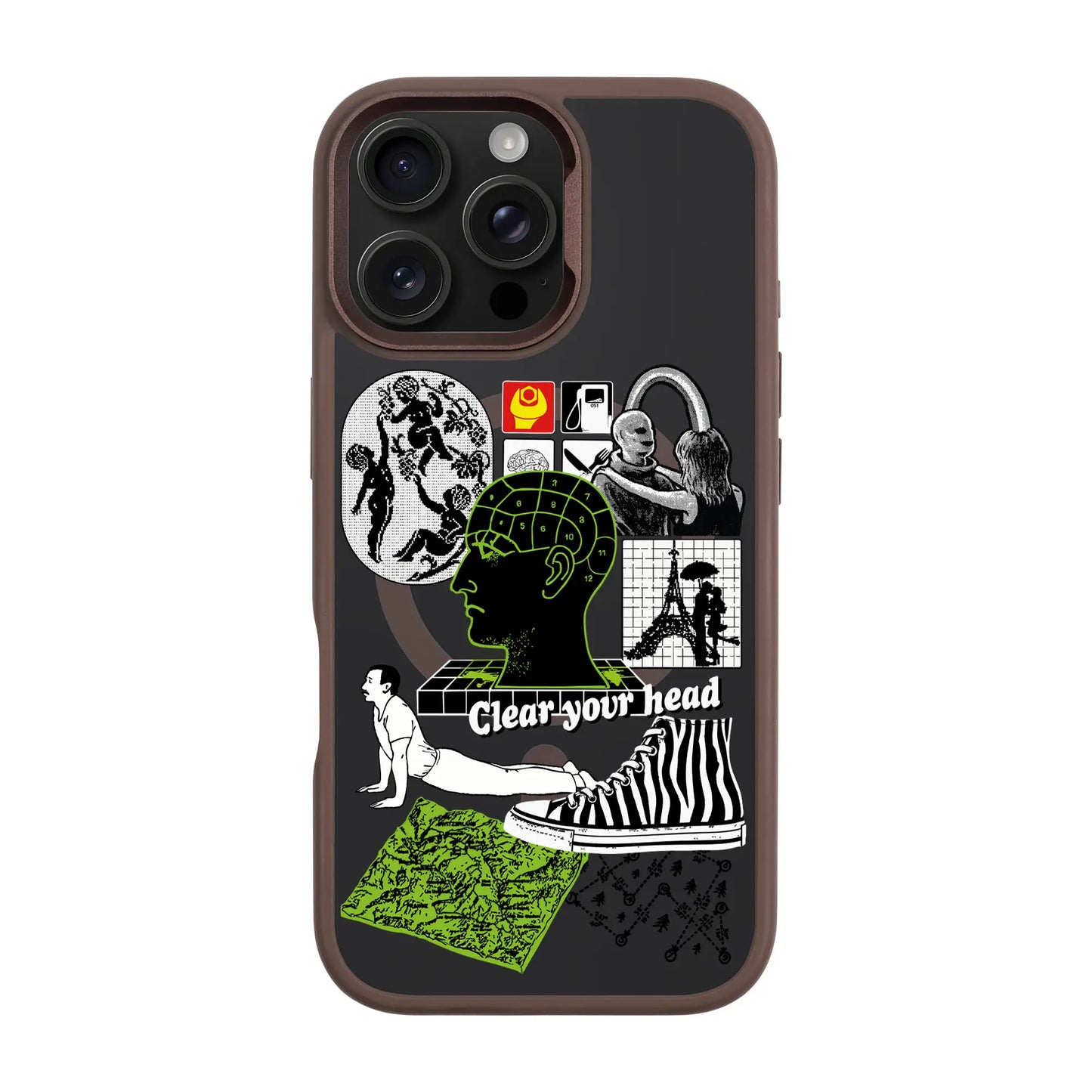 CLEAR YOUR HEAD-iPhone 16 Pro Max Rise Kılıf MagSafe Özellikli