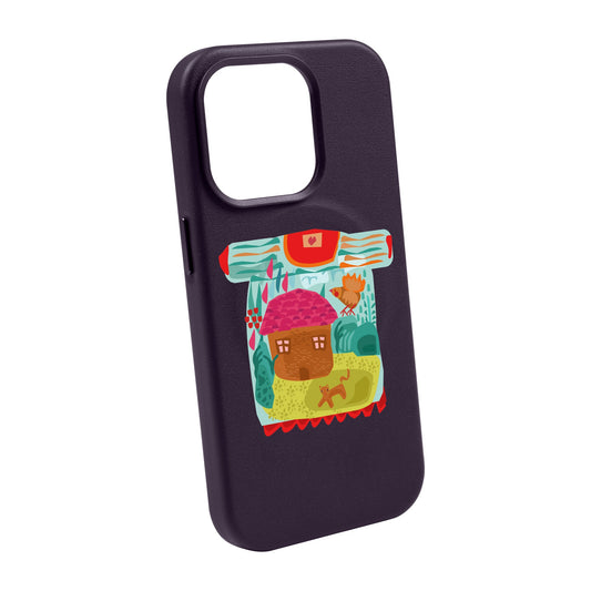 SİHİRLİ KAZAK-Leather Kılıf MagSafe Özellikli - iPhone 14 Pro Max