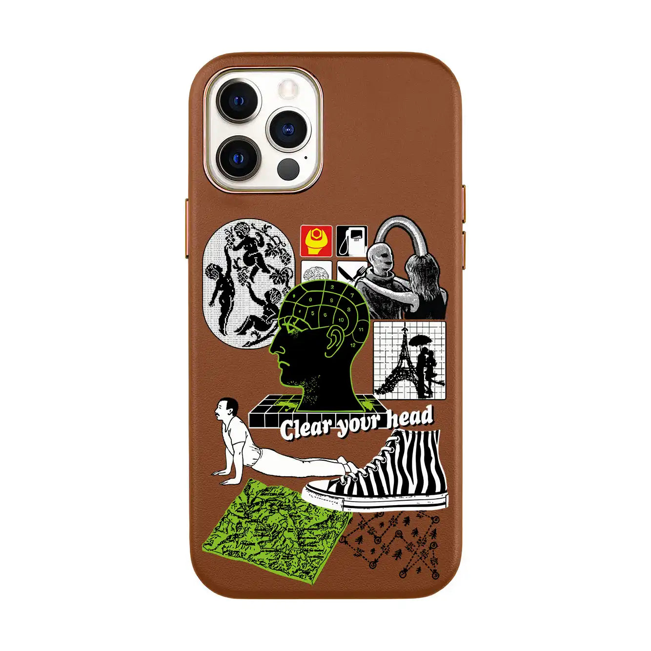 CLEAR YOUR HEAD-iPhone 7 / 8 / SE Leather Kılıf