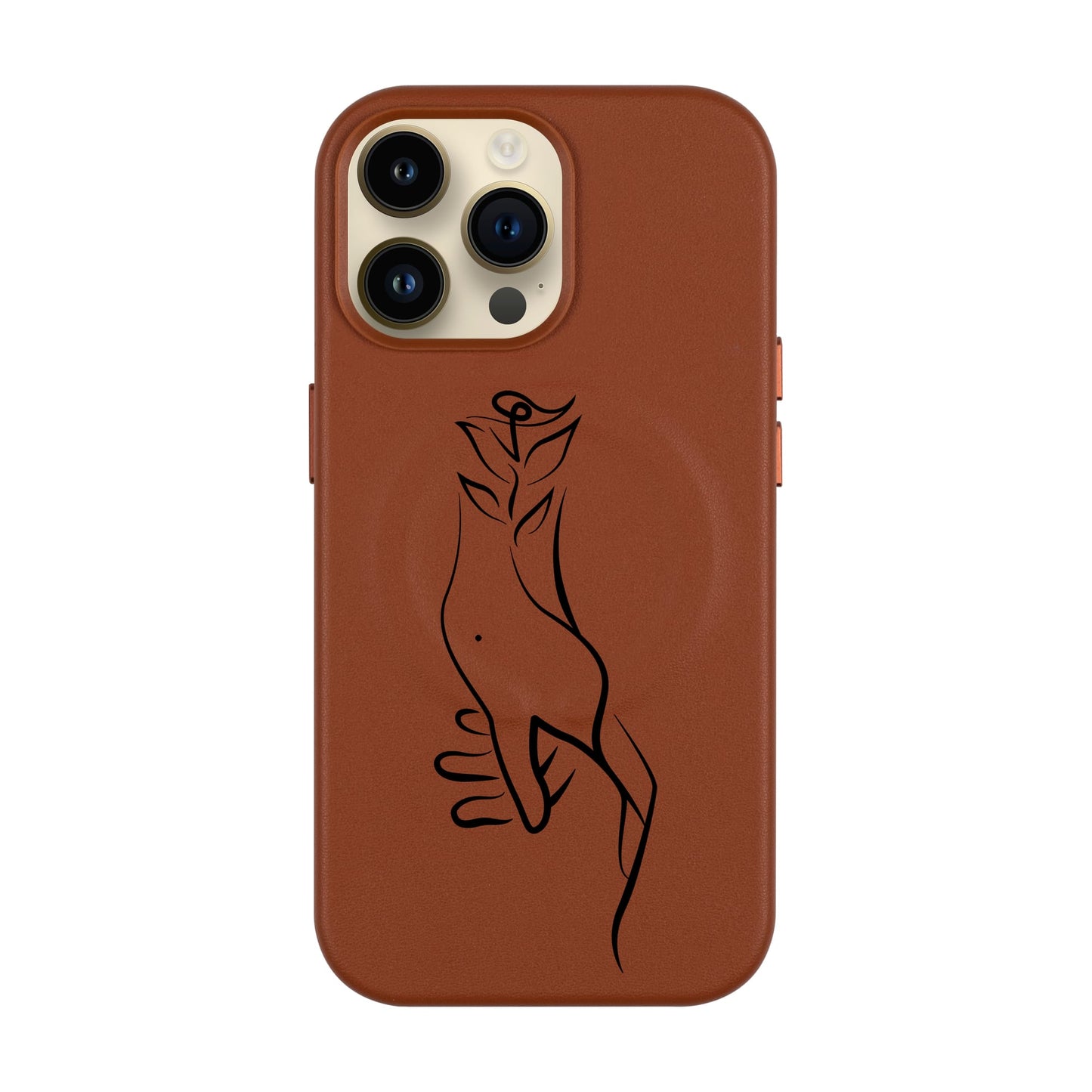 TOUCH-iPhone 14 Pro Max Leather Kılıf MagSafe Özellikli