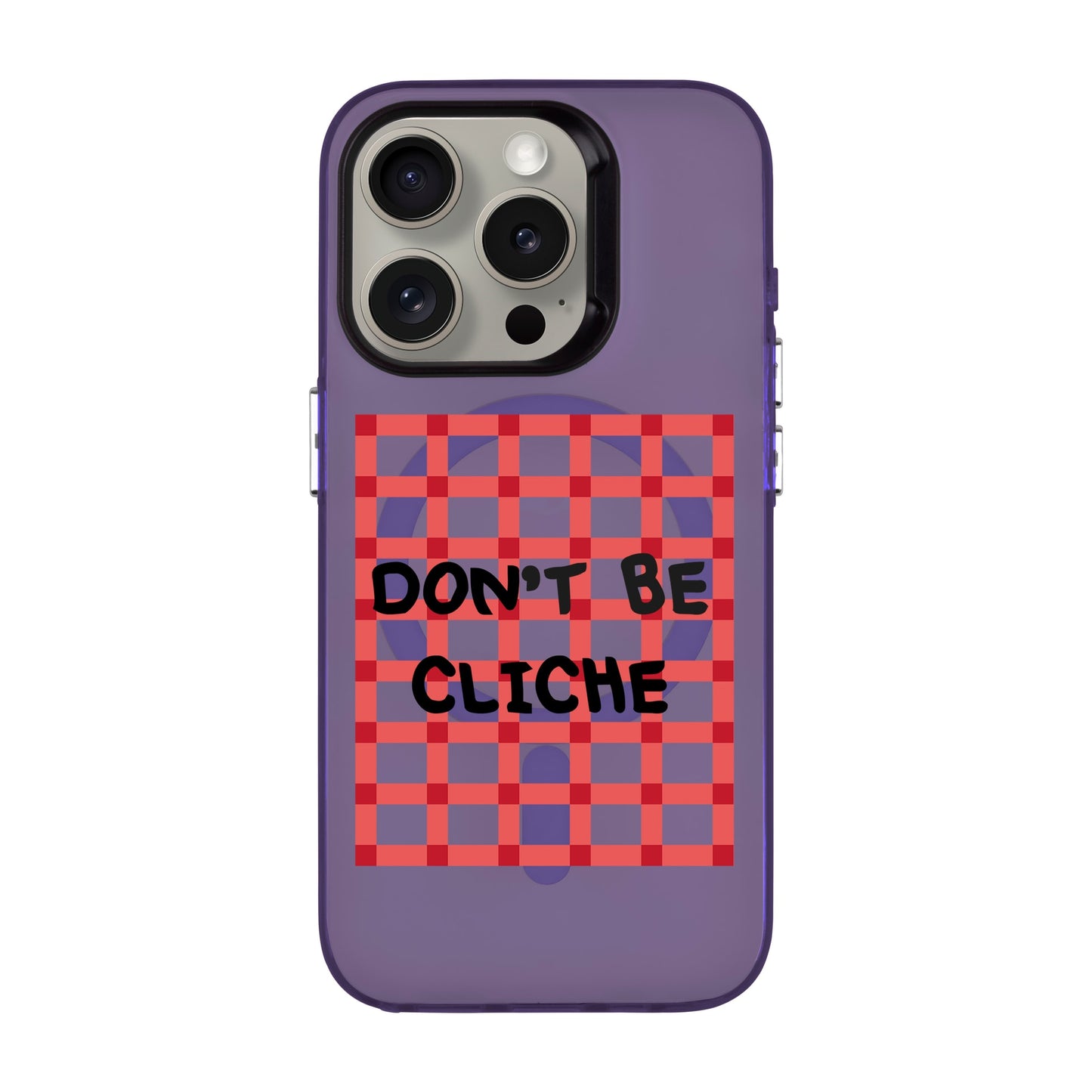 DON'T BE CLICHE-iPhone 15 Pro Hold Kılıf MagSafe Özellikli