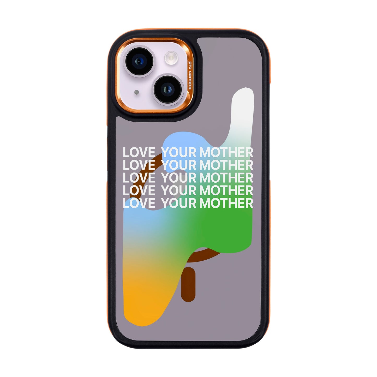 LOVE YOUR MOTHER-iPhone 14 Dark Kılıf MagSafe Özellikli