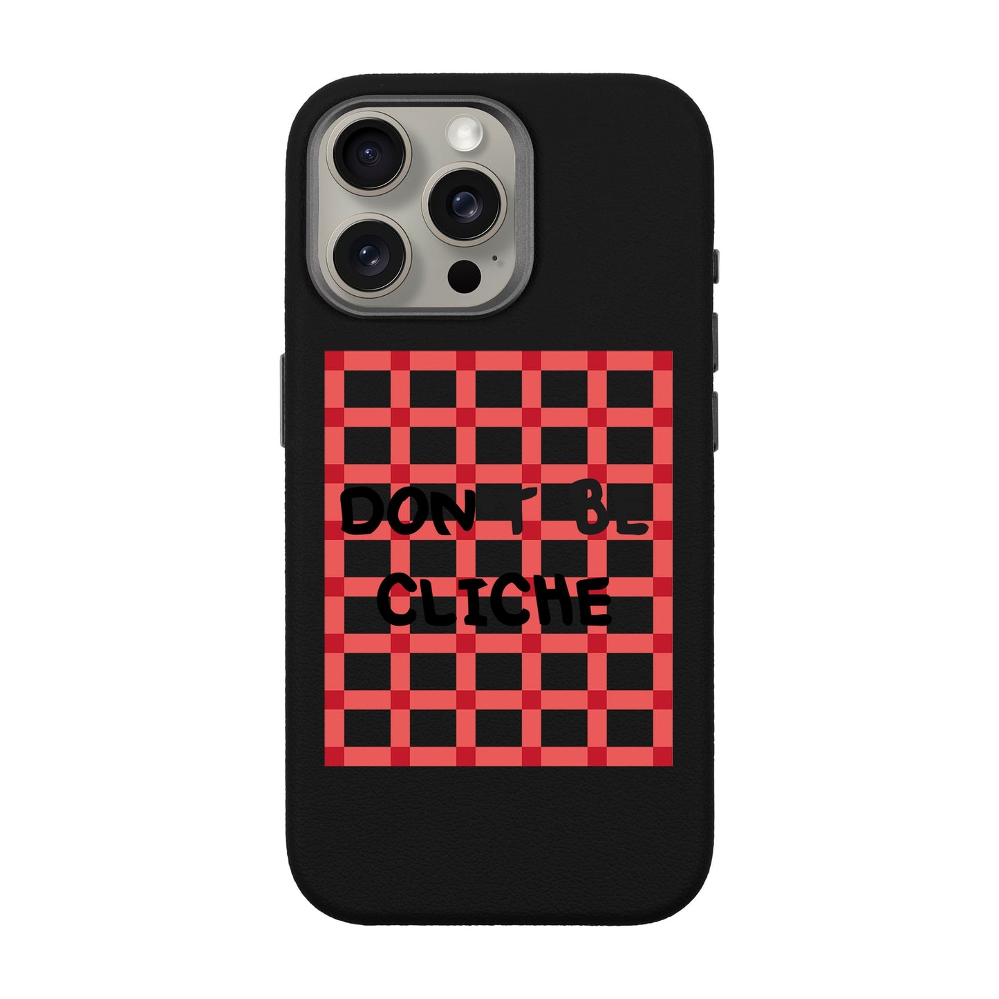 DON'T BE CLICHE-iPhone 15 Pro Max Leather Premium Kılıf MagSafe Özellikli