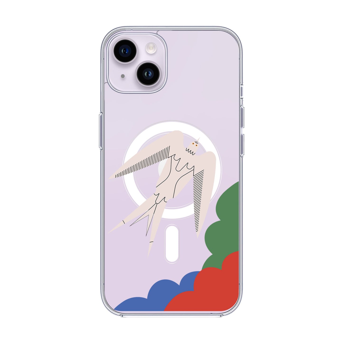 L’OISEAU LIBRE-iPhone 14 Plus Solid Kılıf MagSafe Özellikli