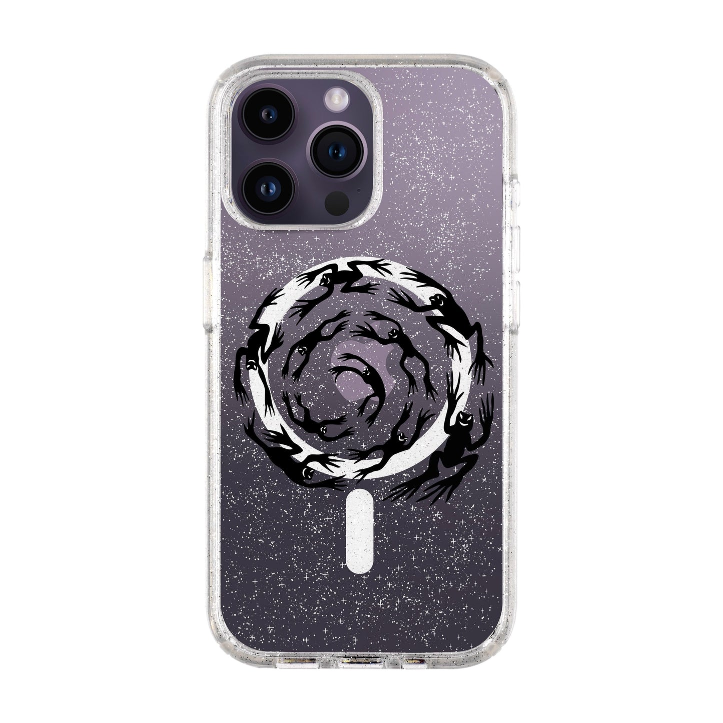 SWIRLING FROGS-iPhone 14 Pro Max Shiny Kılıf MagSafe Özellikli