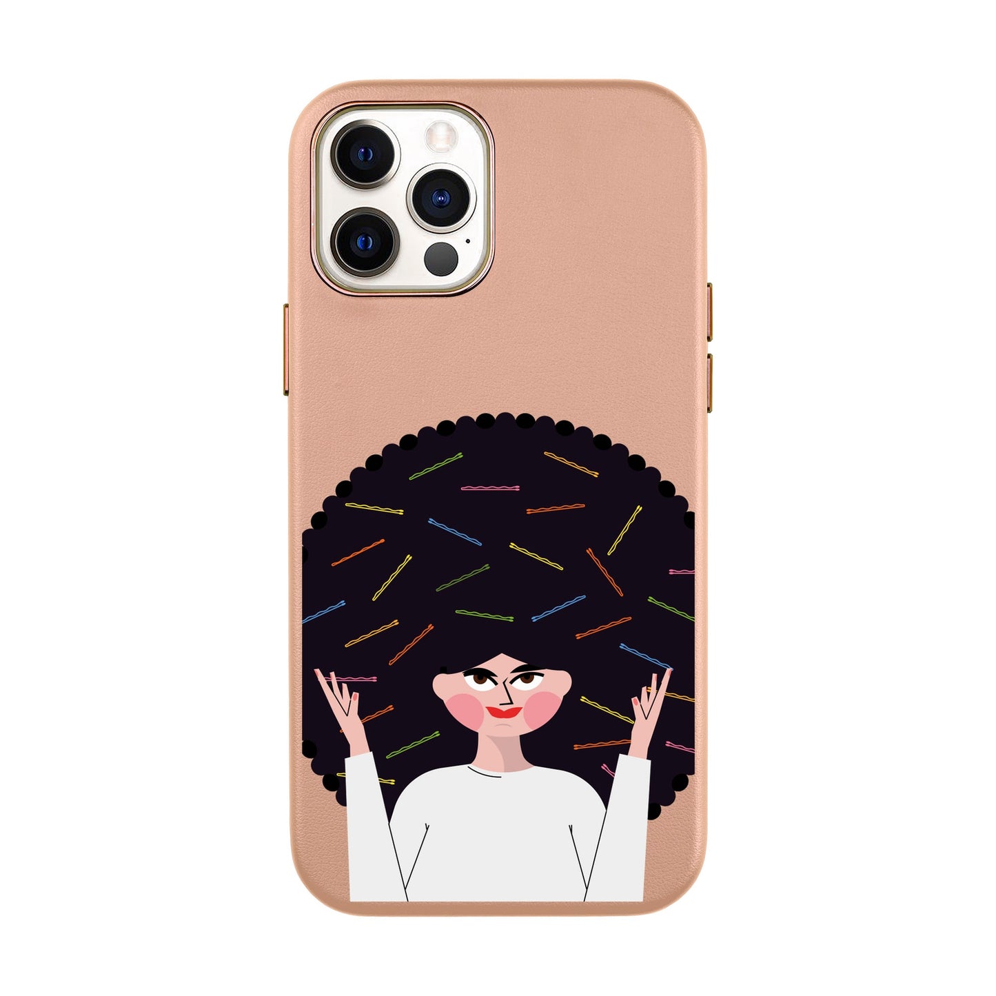 TANGLES OF HAPPINESS-iPhone XR Leather Kılıf
