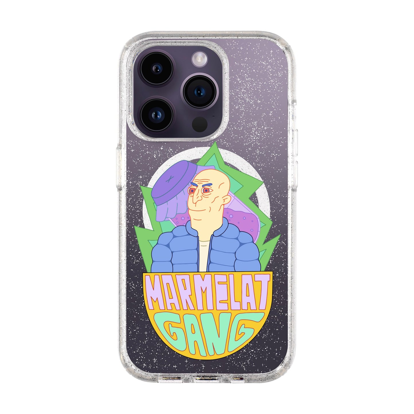 MARMELAT GANG-iPhone 14 Pro Shiny Kılıf MagSafe Özellikli
