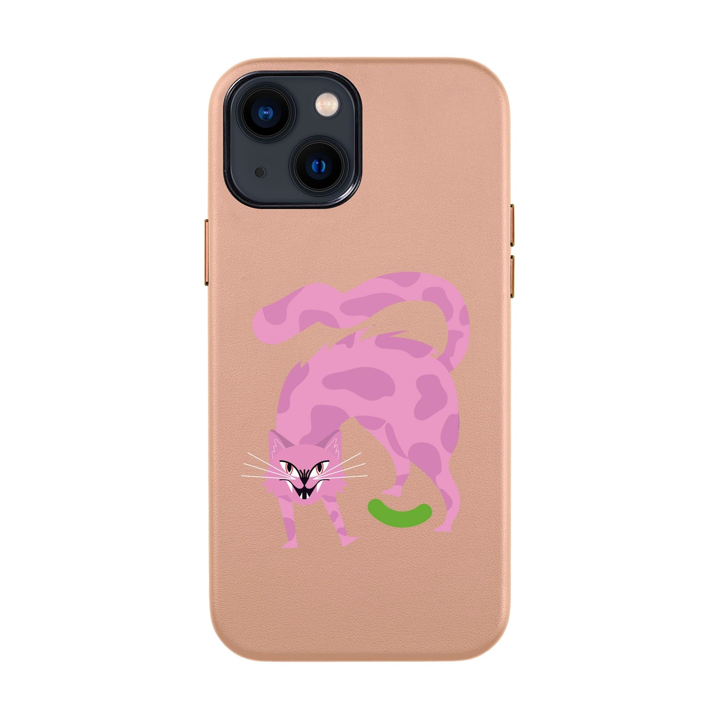 GRUMBLEPAWS-iPhone 14 Leather Kılıf