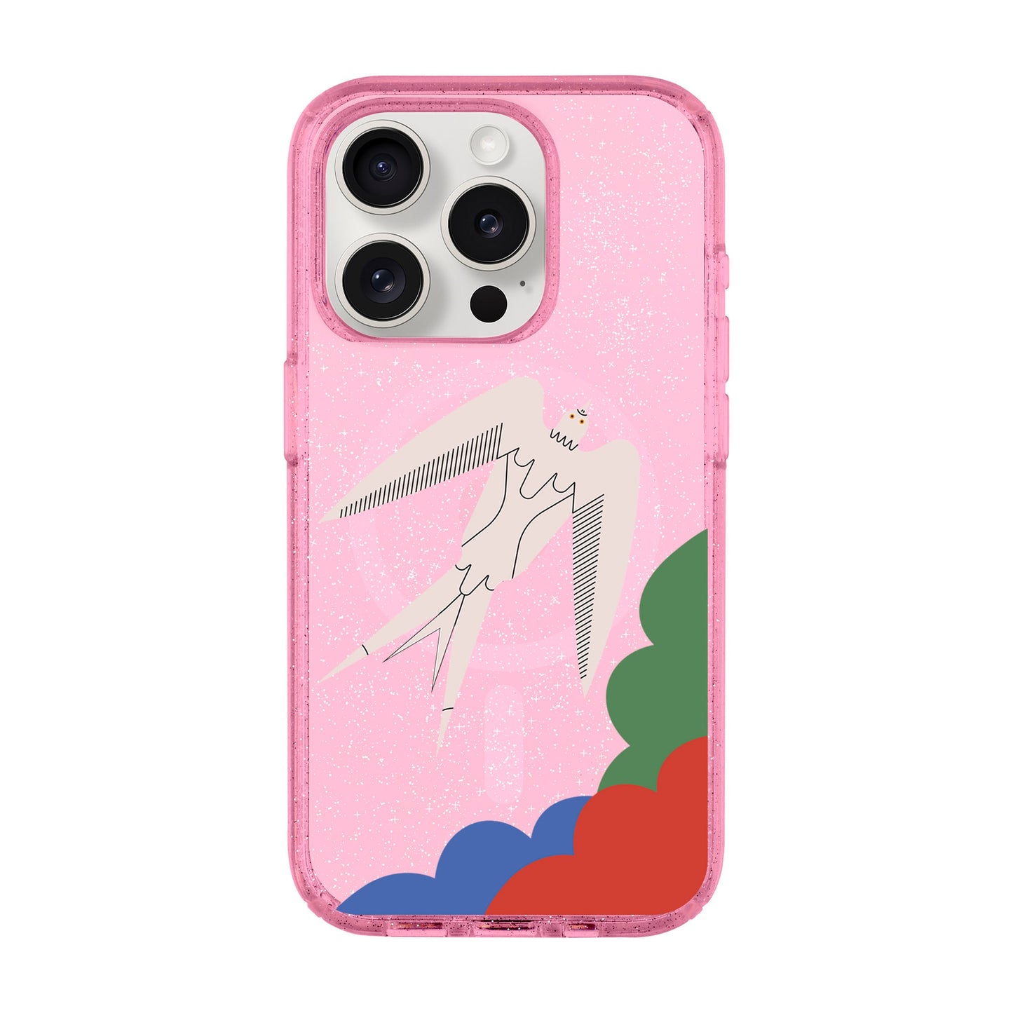 L’OISEAU LIBRE-iPhone 15 Pro Shiny Kılıf MagSafe Özellikli