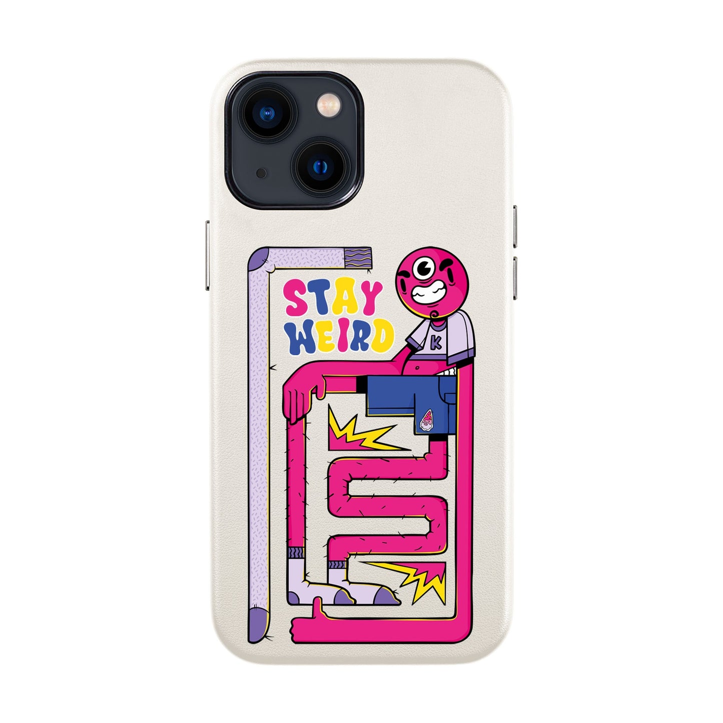 OG TOOTHY-iPhone 13 Mini Leather Kılıf