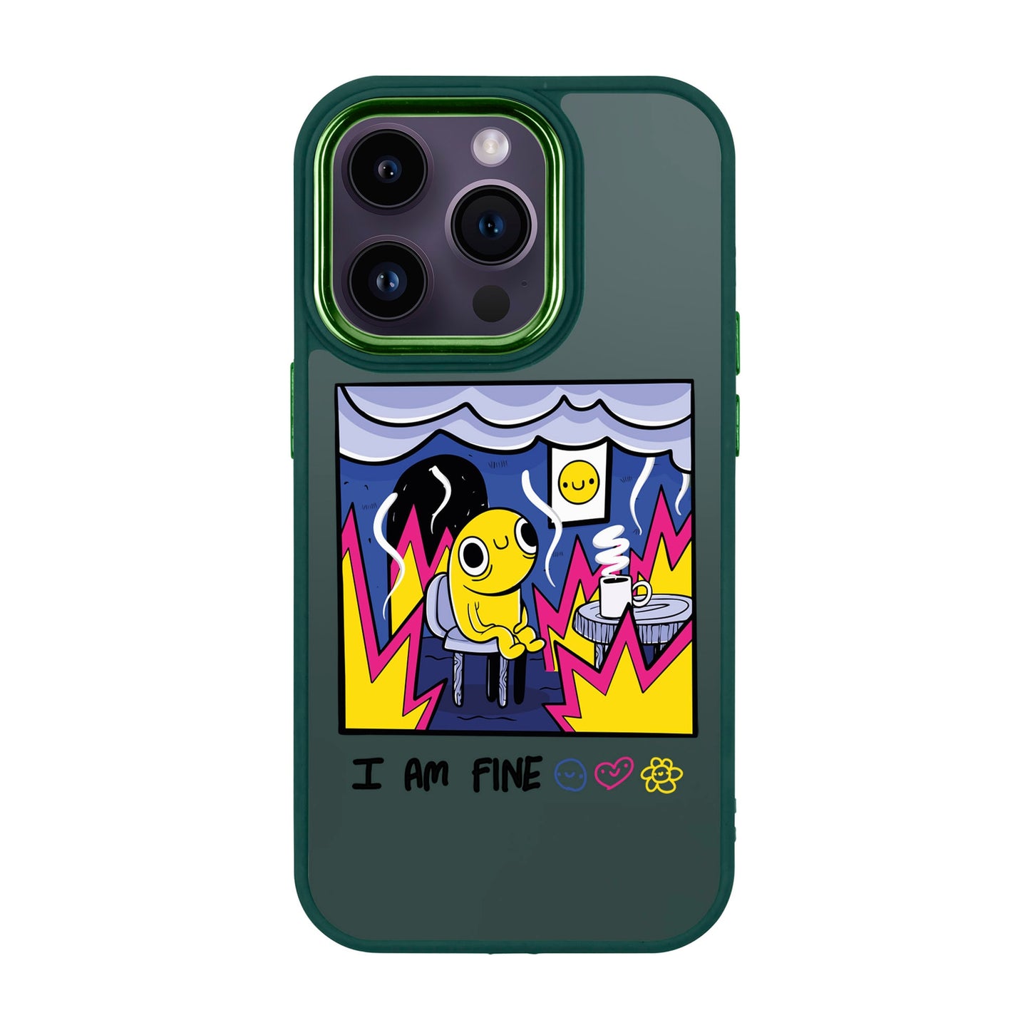 I AM FINE-iPhone 14 Pro Proof Kılıf