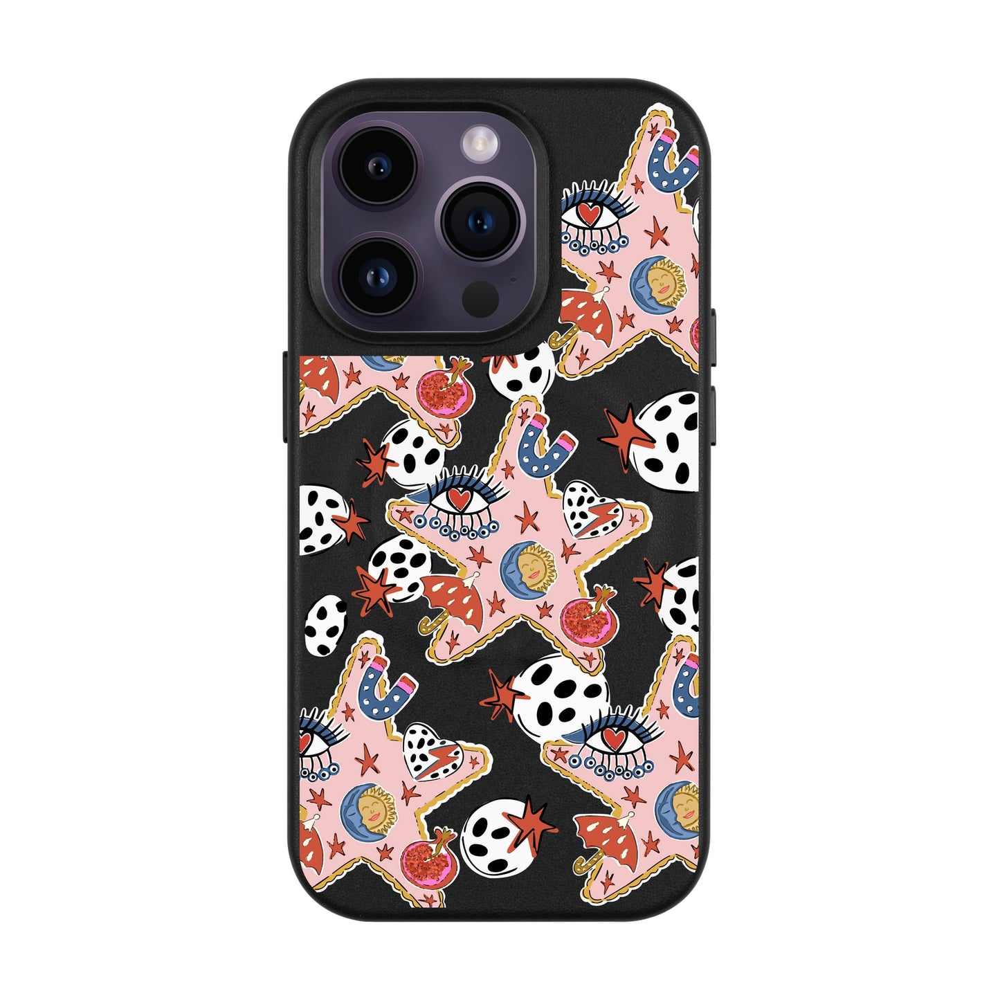 DURUSKO-iPhone 14 Pro Leather Kılıf MagSafe Özellikli
