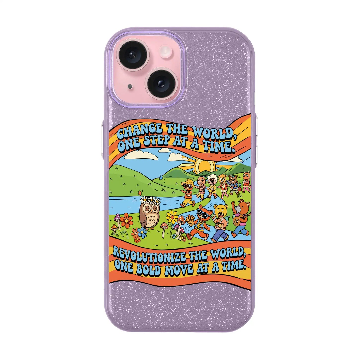 CHANGE THE WORLD-iPhone 15 Radiant Kılıf MagSafe Özellikli