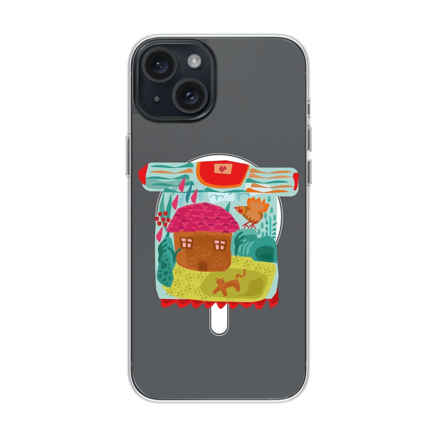 SİHİRLİ KAZAK-iPhone 15 Plus Solid Kılıf MagSafe Özellikli