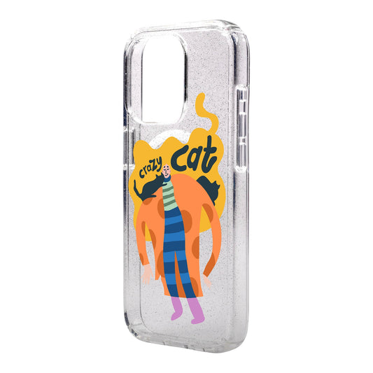 CRAZY CAT-Shiny Kılıf MagSafe Özellikli - iPhone 13