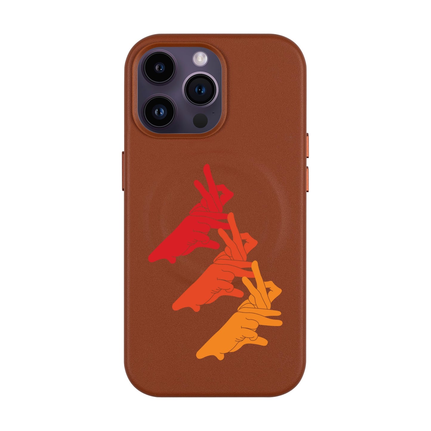 BUNNY MARCH-iPhone 14 Pro Max Leather Kılıf MagSafe Özellikli