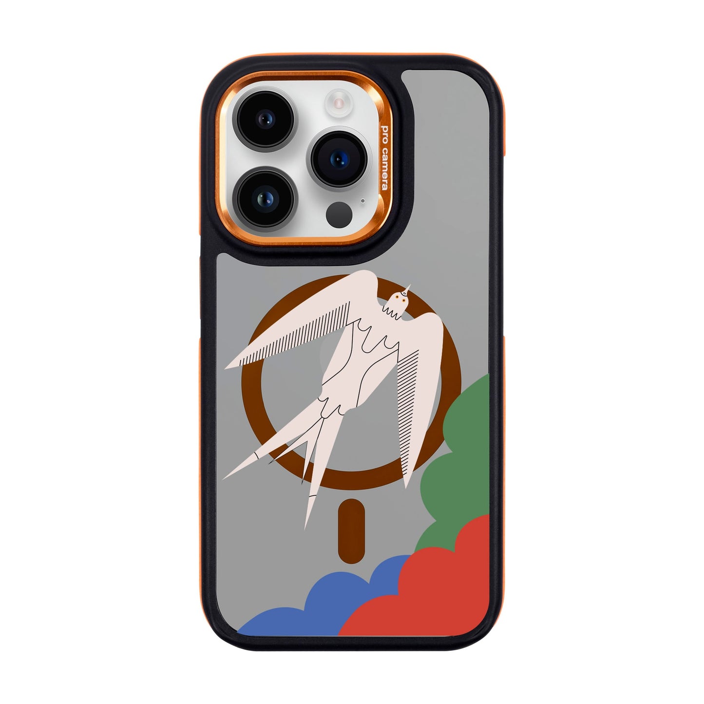 L’OISEAU LIBRE-iPhone 14 Pro Dark Kılıf MagSafe Özellikli