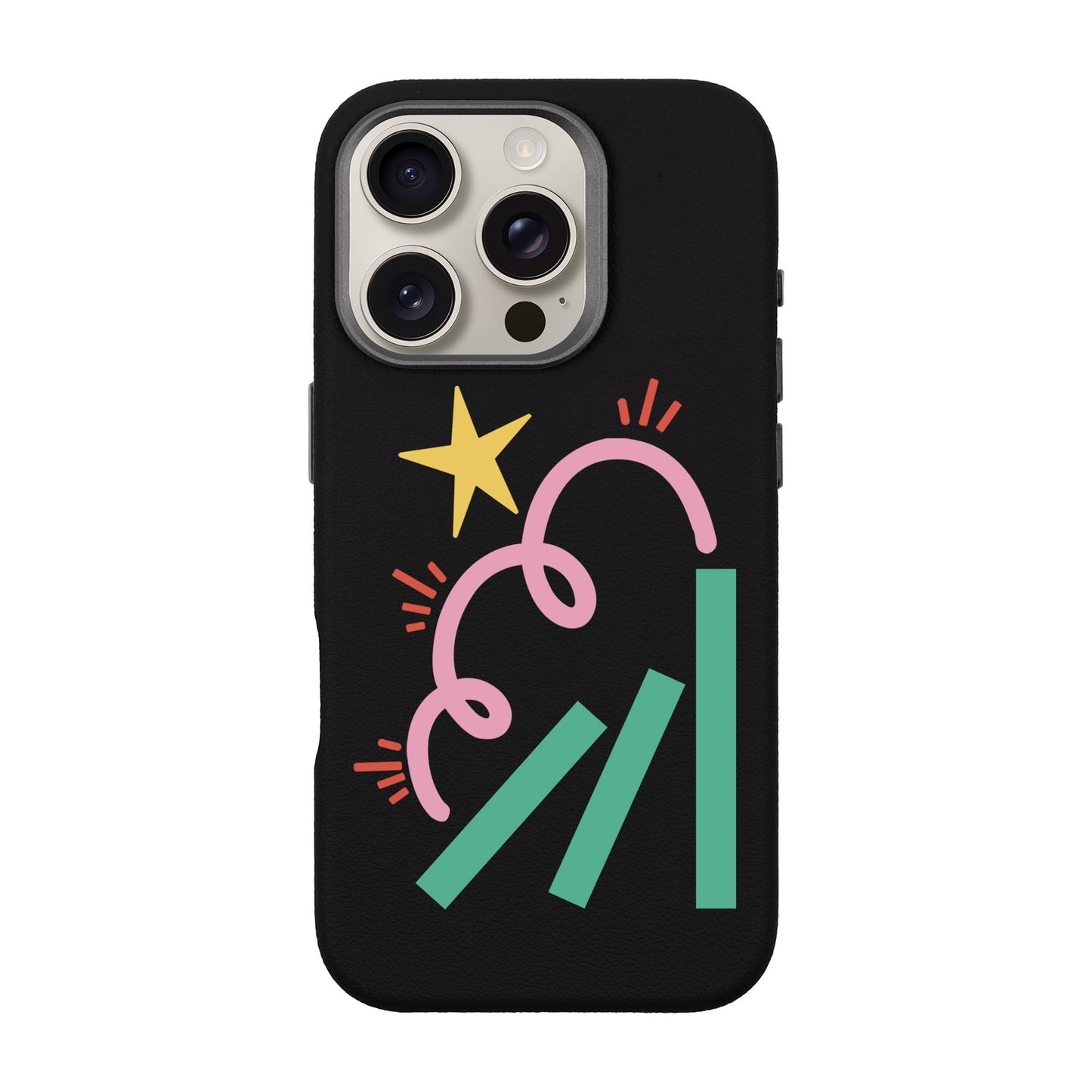 DOMINO-iPhone 16 Pro Leather Premium Kılıf MagSafe Özellikli