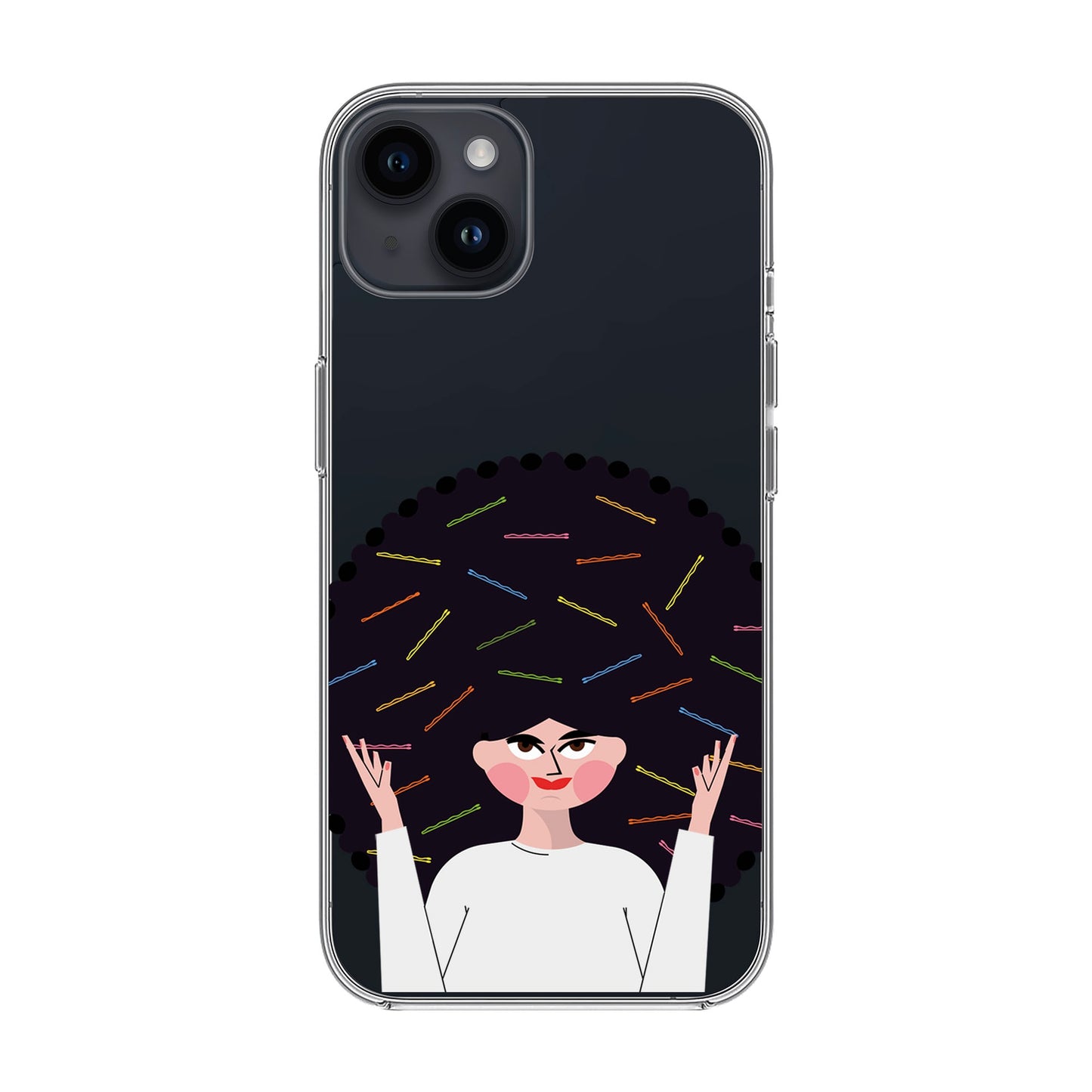 TANGLES OF HAPPINESS-iPhone 14 Plus Solid Kılıf
