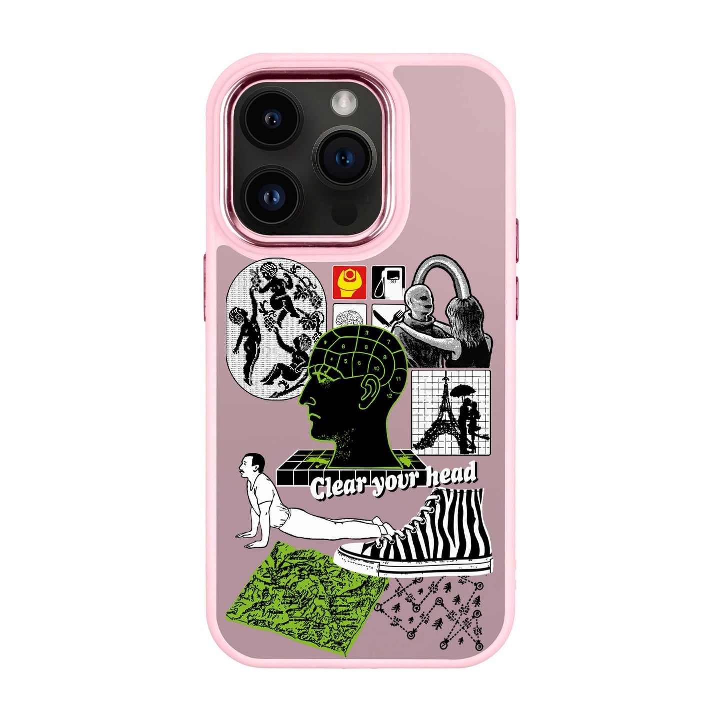 CLEAR YOUR HEAD-iPhone 14 Pro Proof Kılıf